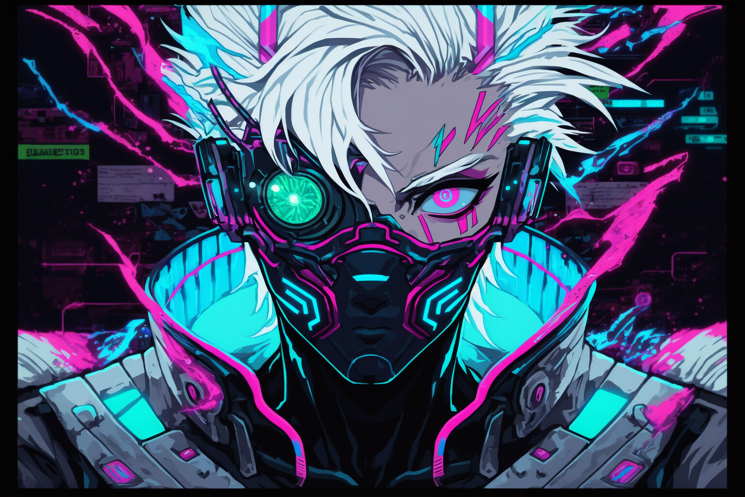 Cyberpunk boy Cyberpunk boy