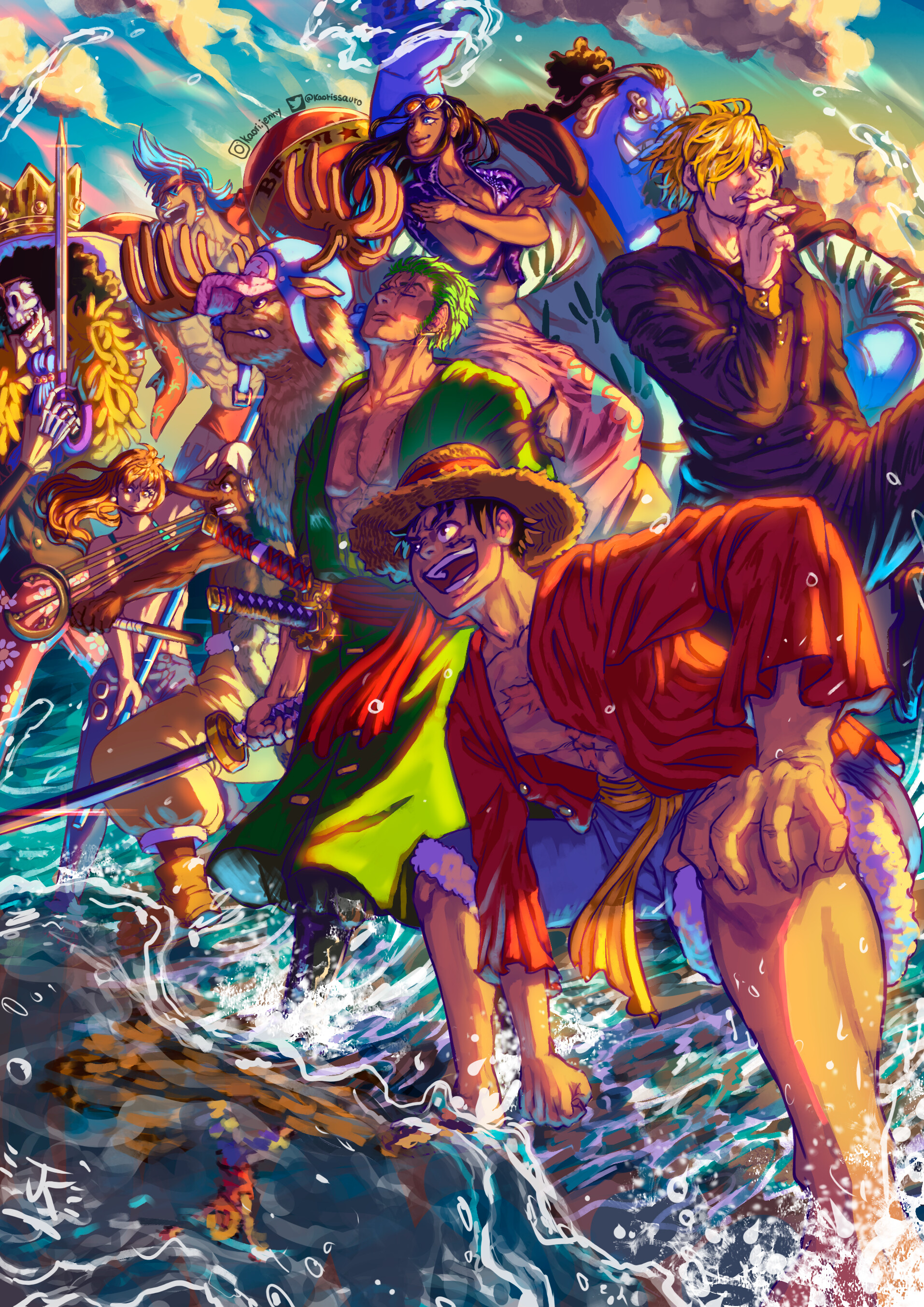 ArtStation Straw Hat Pirates ASSEMBLE! (One Piece)