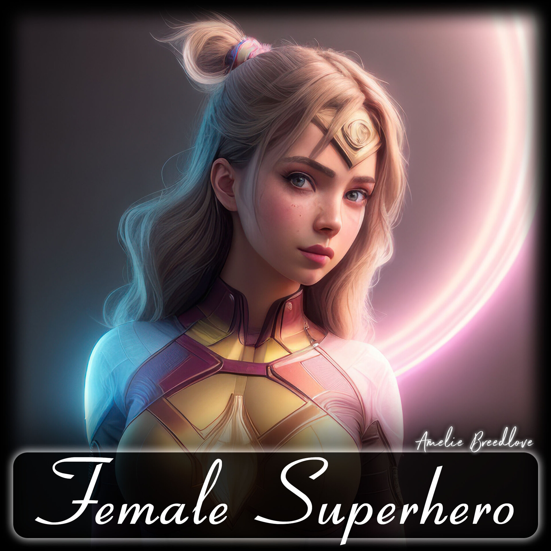 ArtStation 400 Realistic Female Superhero Reference Pack 4K v.1
