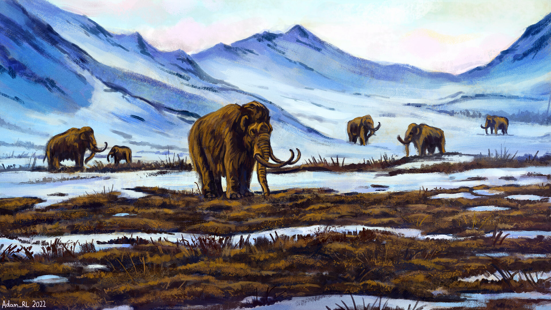 ArtStation The Mammoth Steppe