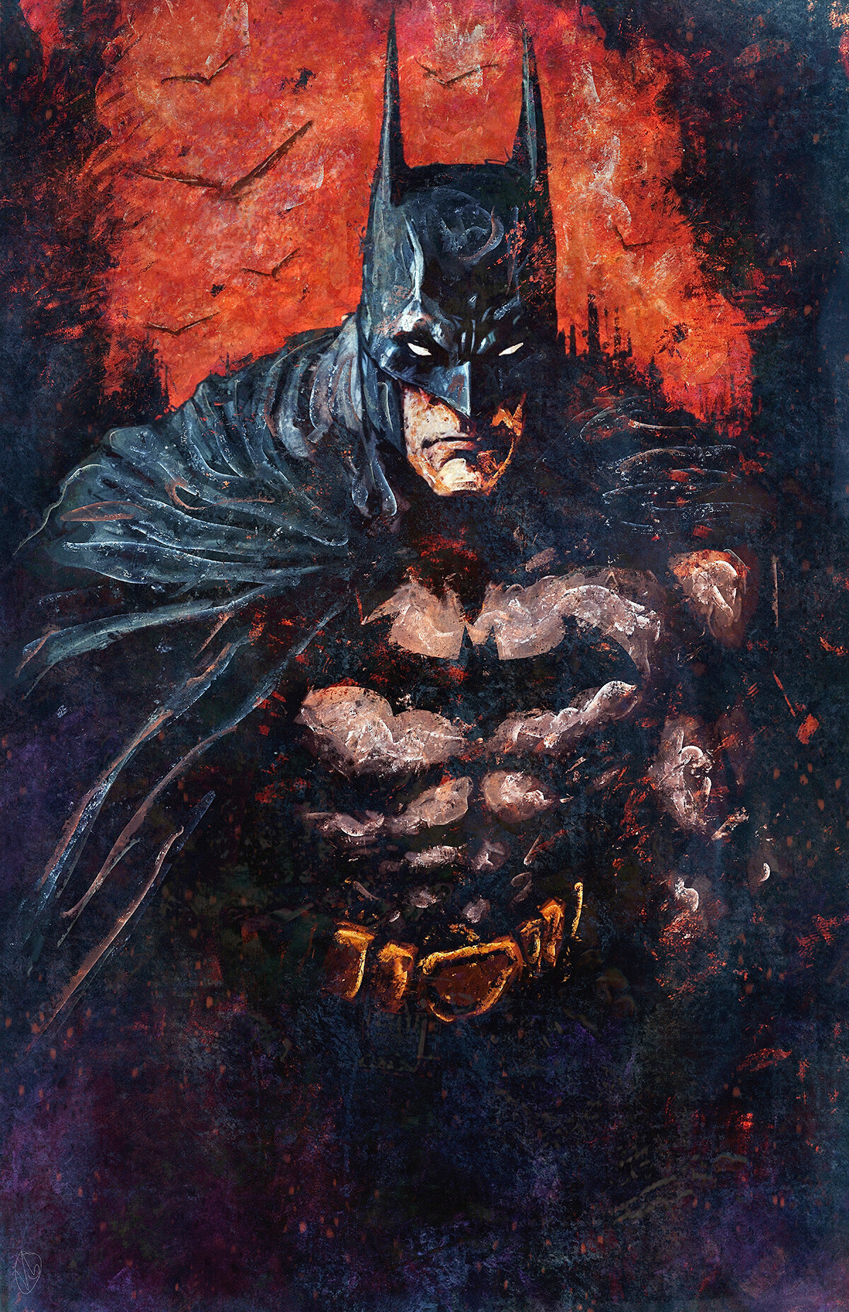 ArtStation BATMAN PAINT STUDY