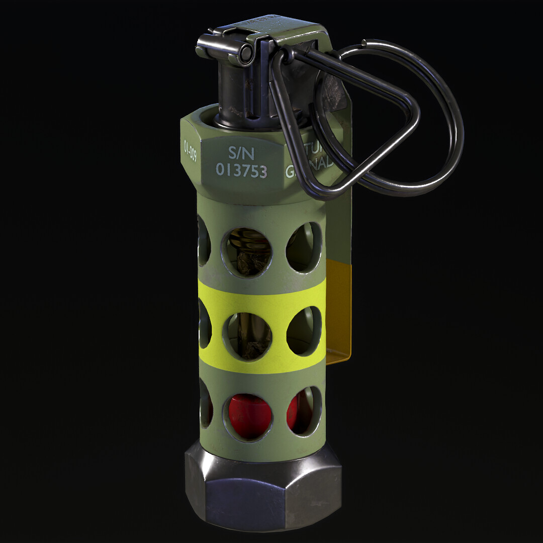 ArtStation - Flashbang (stun grenade)