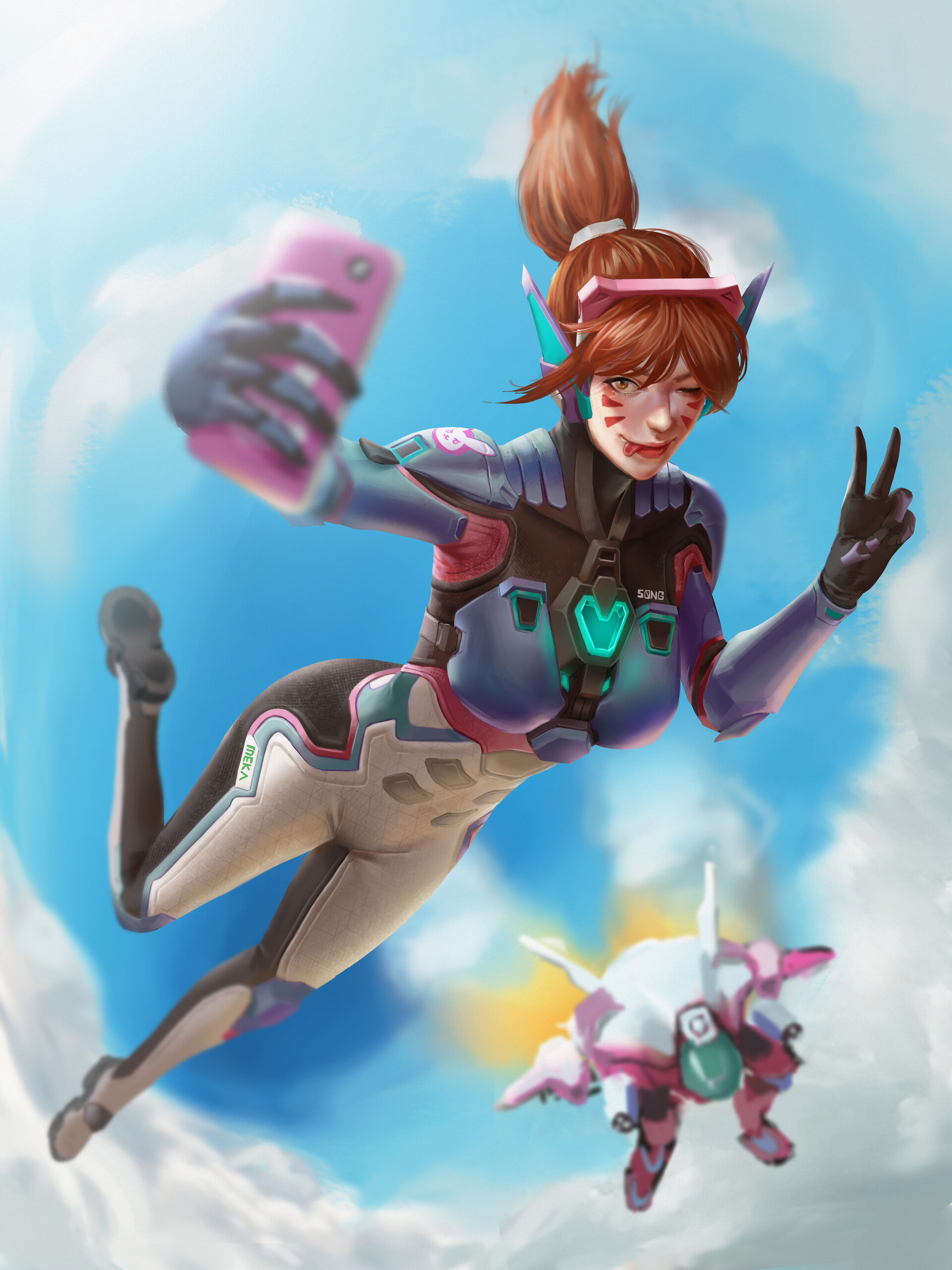 Artstation dva hana song overwatch 2