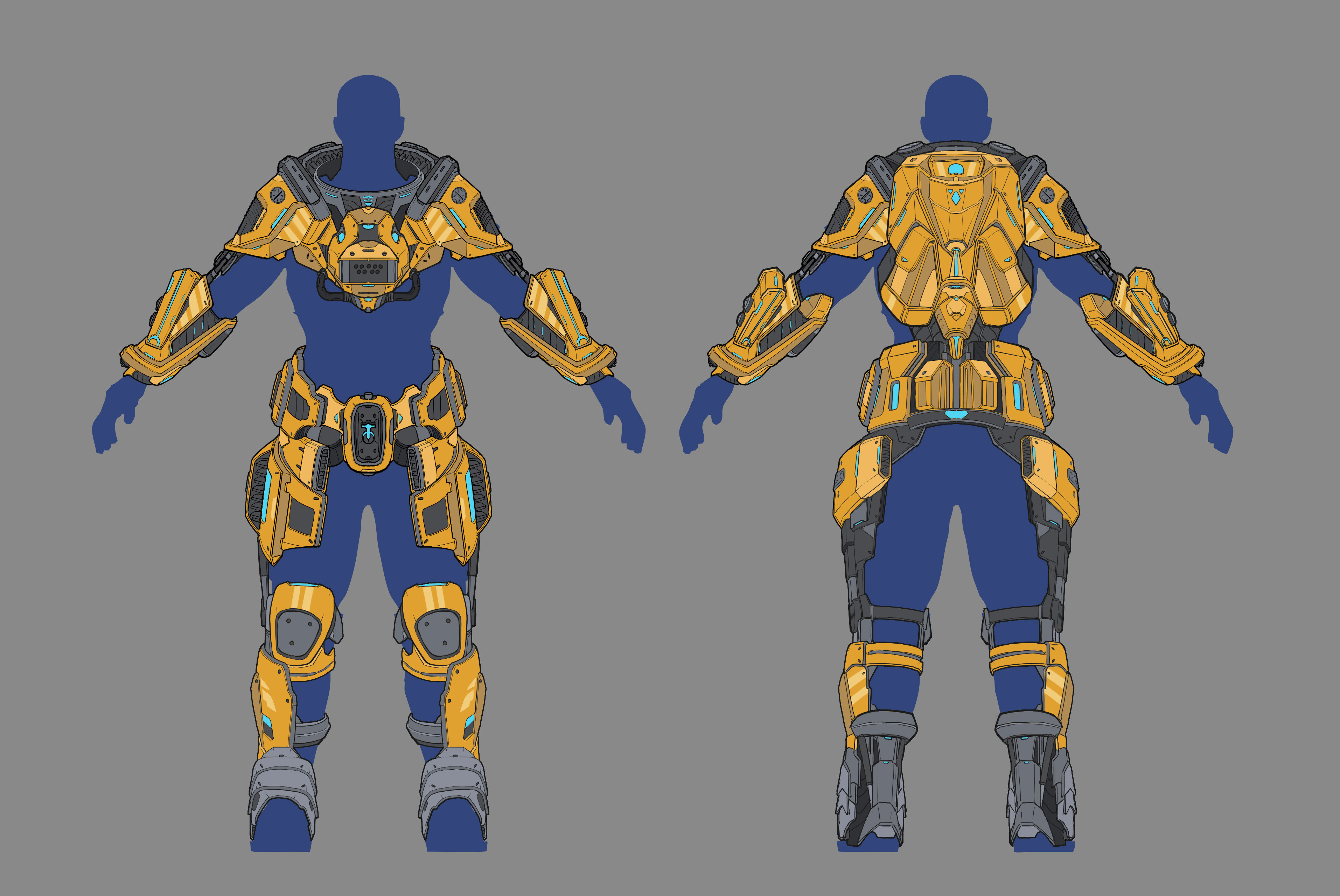 Sci-fi armor 01 - T1