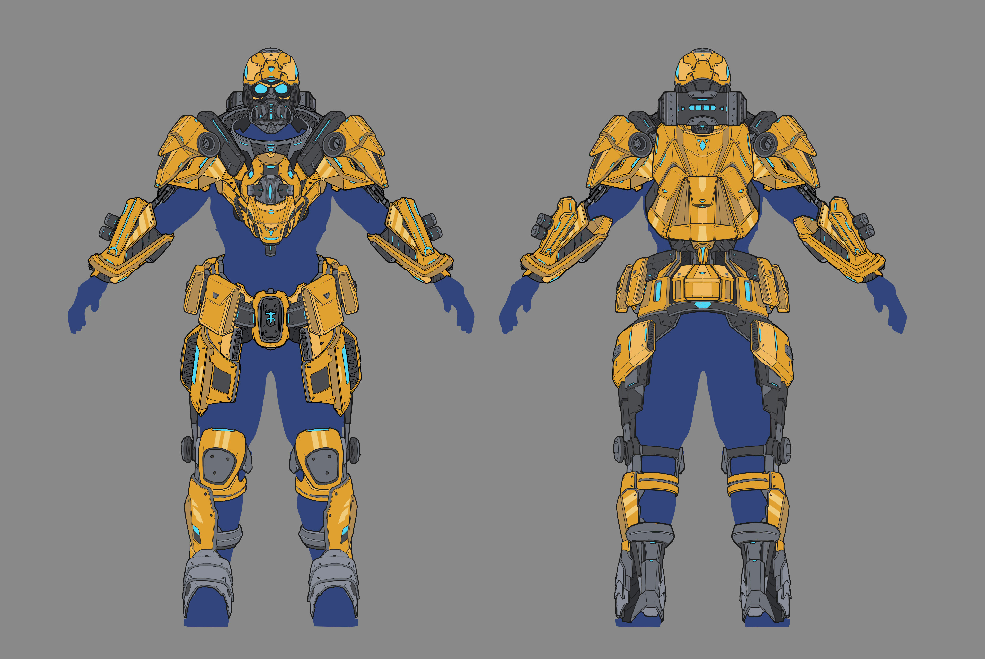 Sci-fi armor 01 - T3