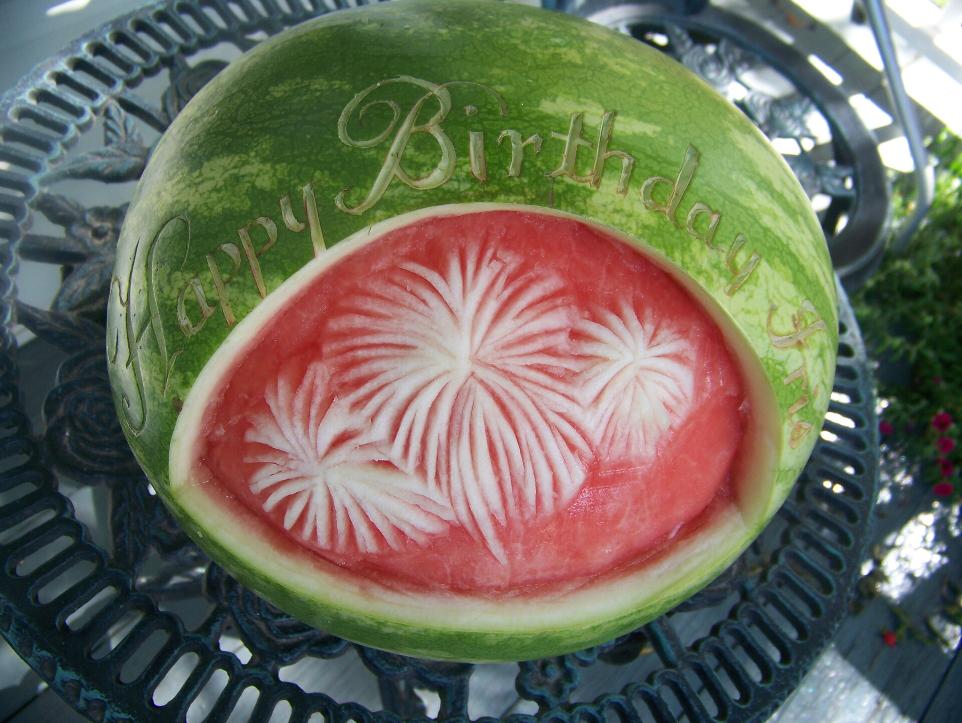 ArtStation - Carved watermelon