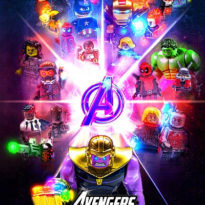ArtStation - LEGO Avengers: The Kang Dynasty Poster - NaNjaX's brickfilm