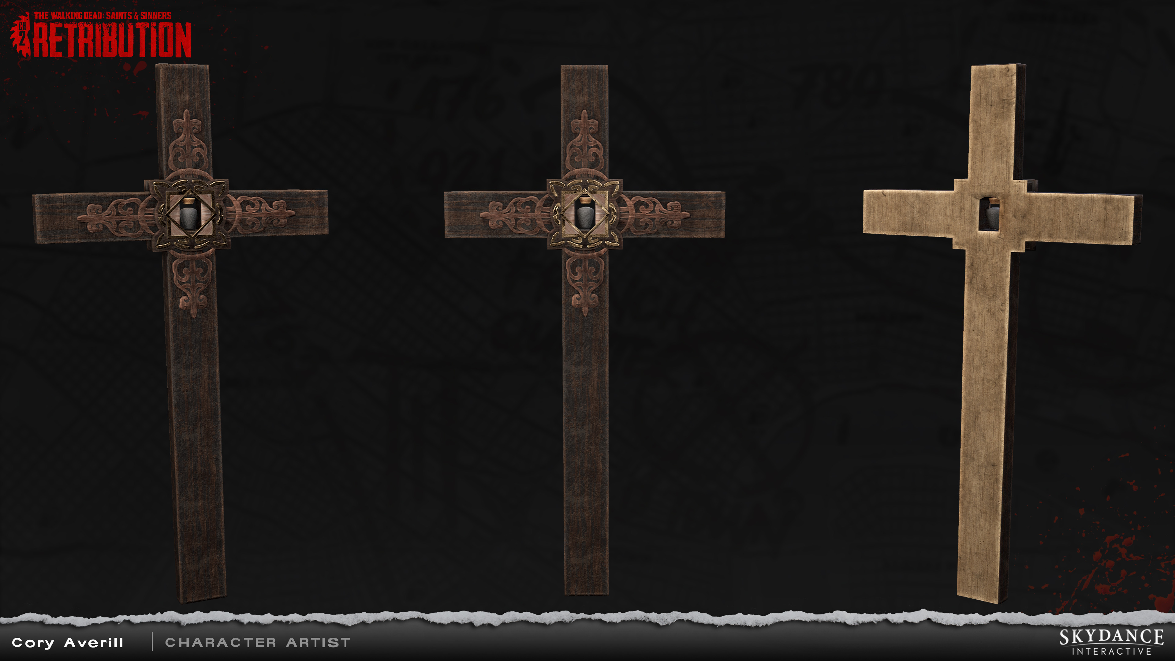 Walking dead saints and sinners shop cross buy