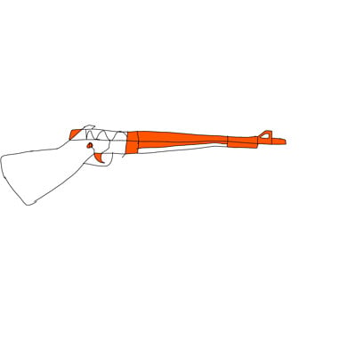 ArtStation - Nerf style M-4 carbine blaster mod.