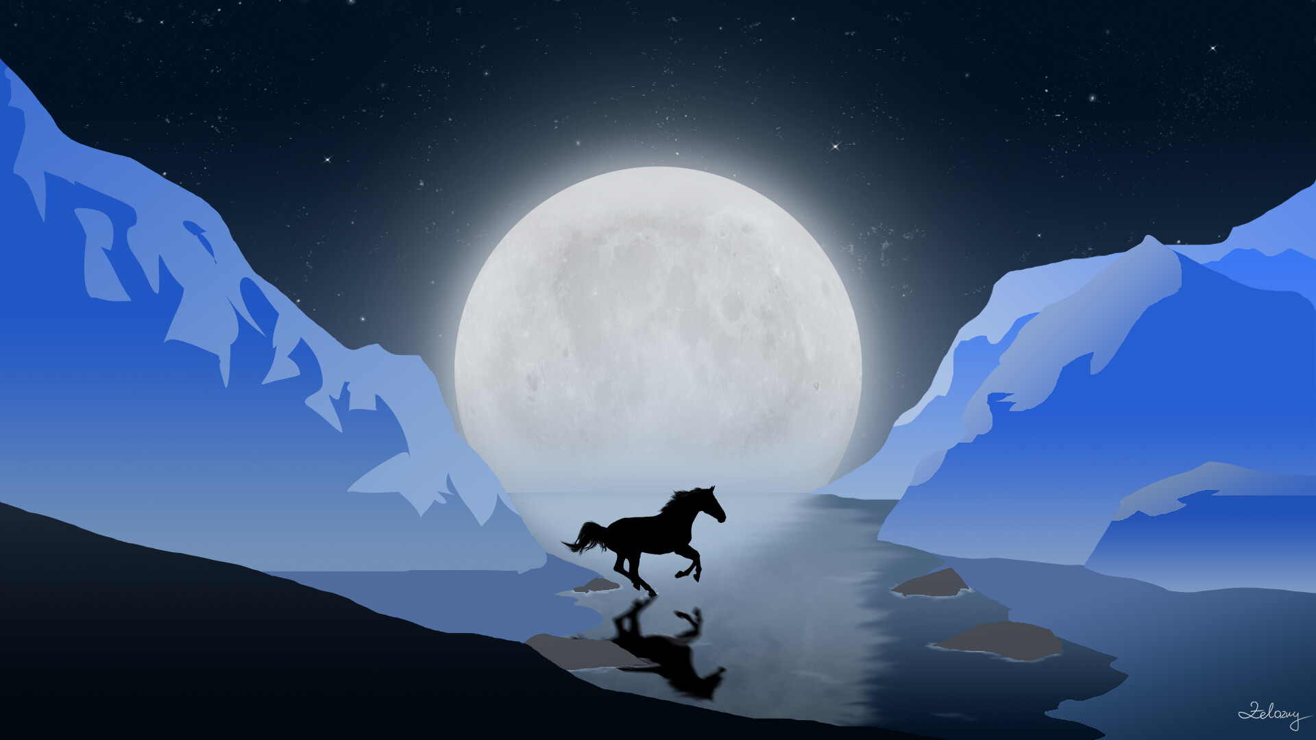 ArtStation A horse with no name