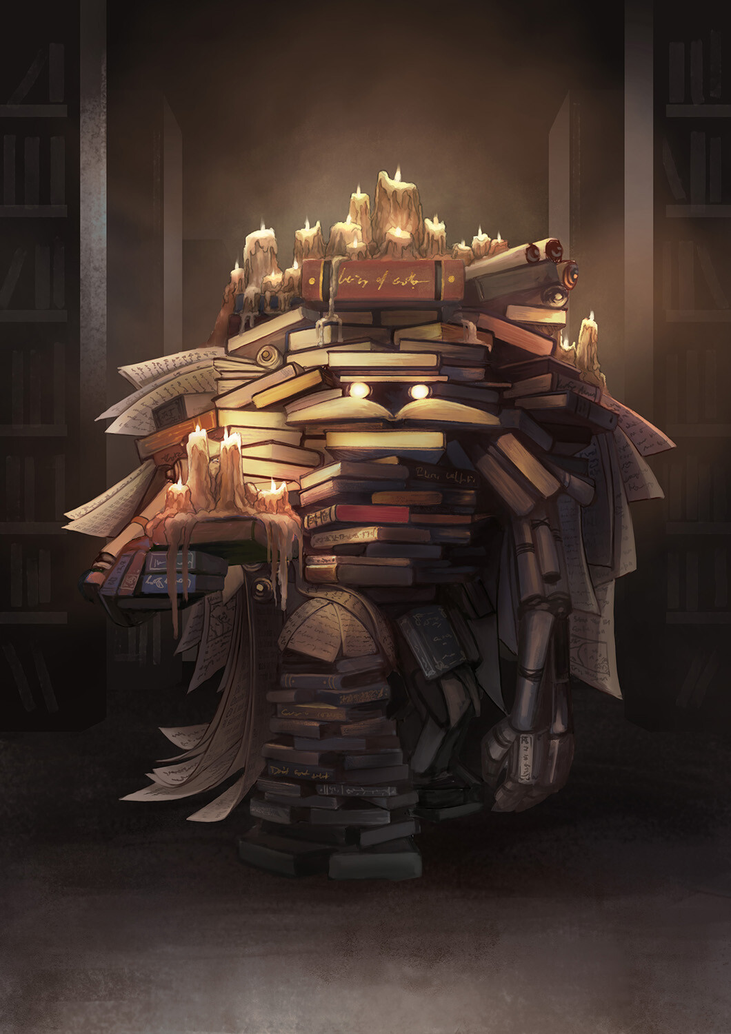 ArtStation Tome Golem Critical Crafting