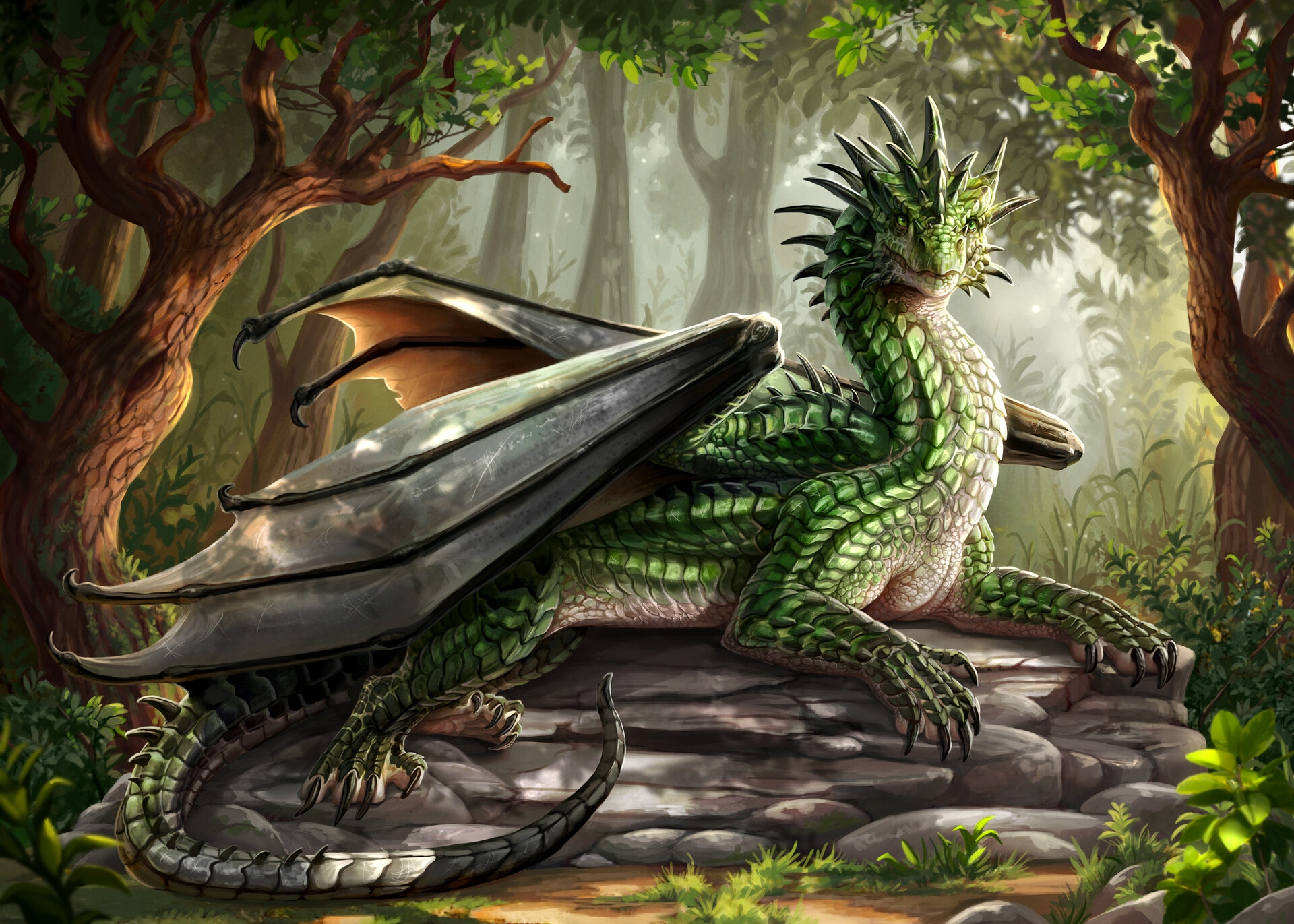 ArtStation Green Dragon