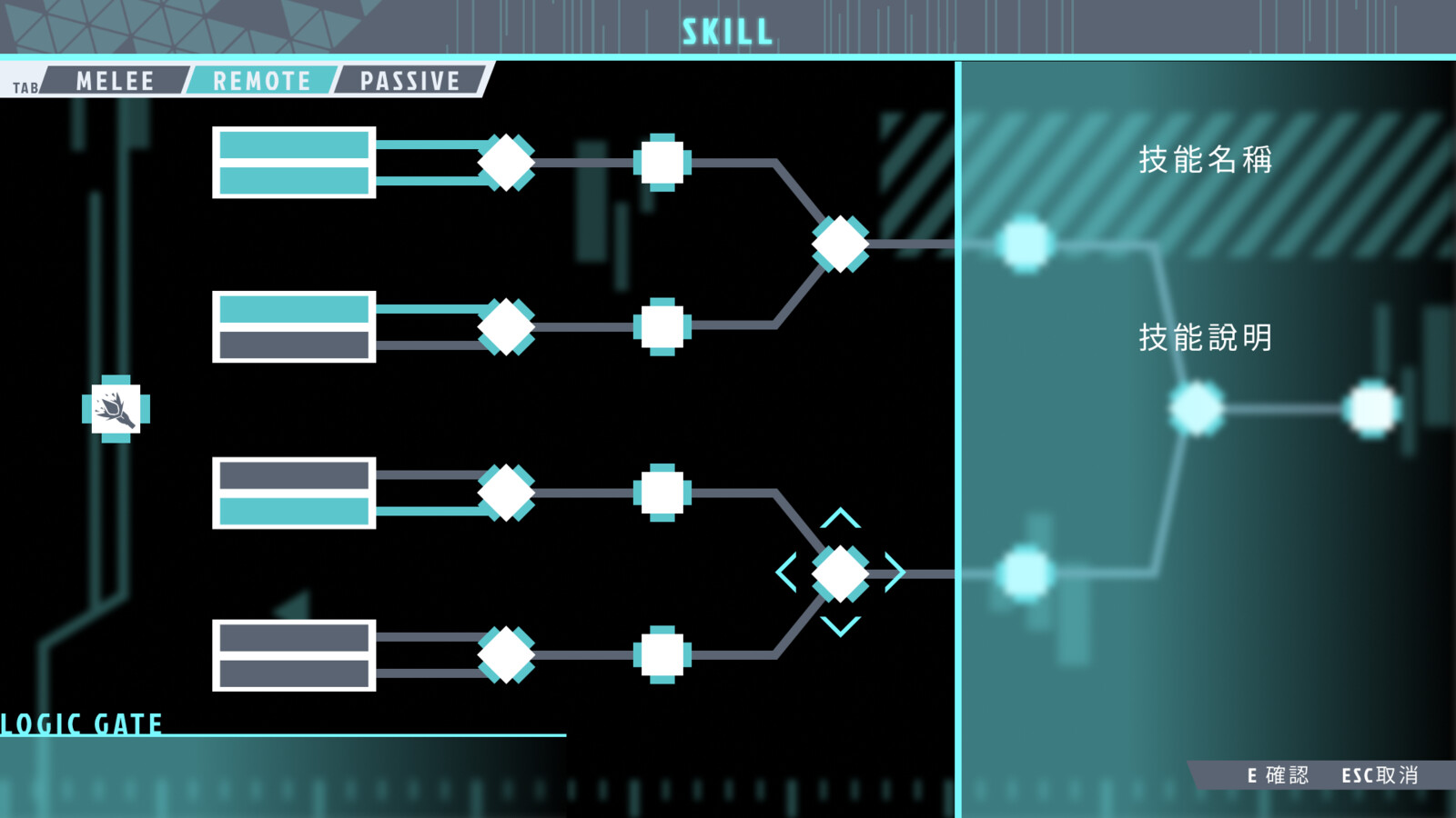 Skill Tree Remote-Skill Detail