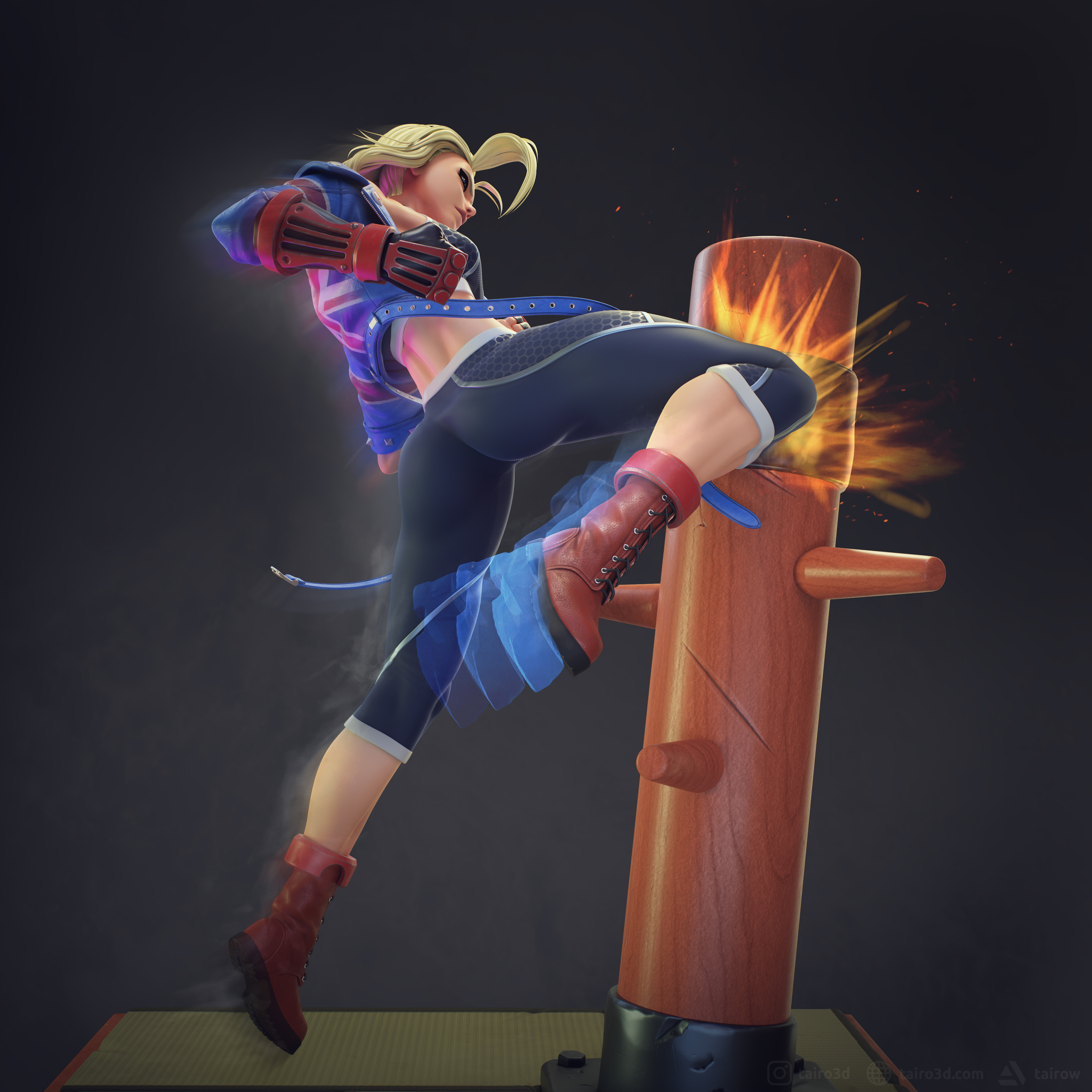 Cammy White Street Fighter 6 Fanart figure