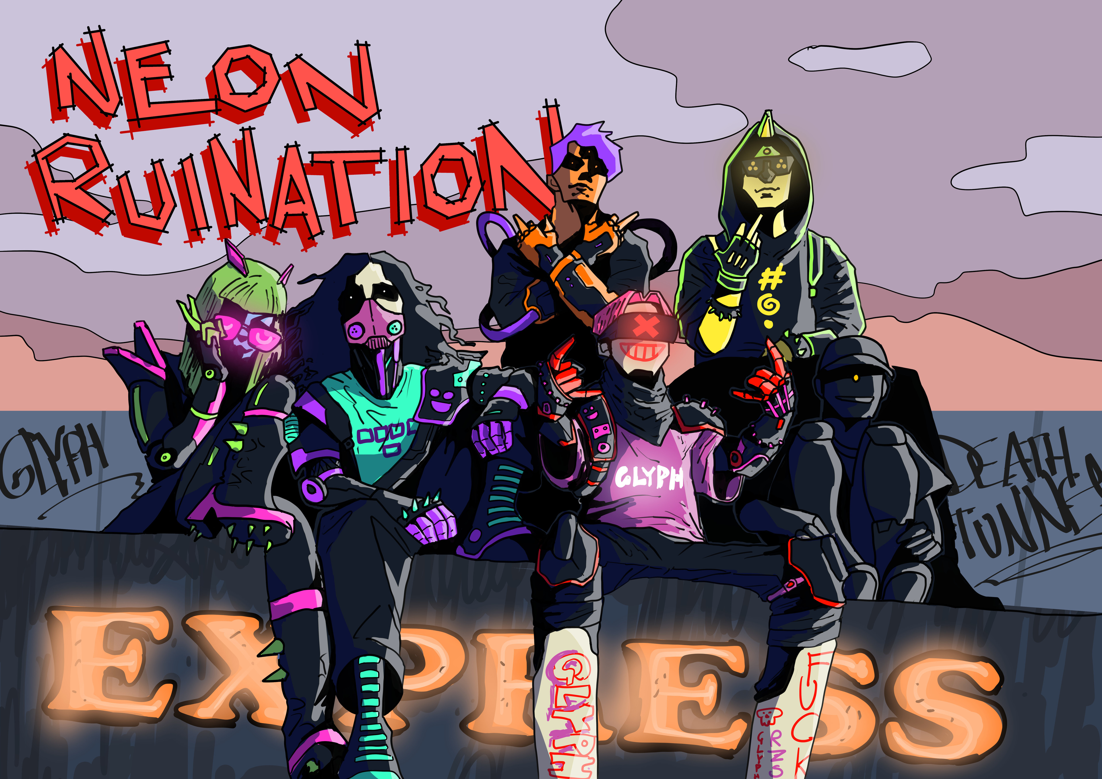 Neon Ruination. For when the world ends.