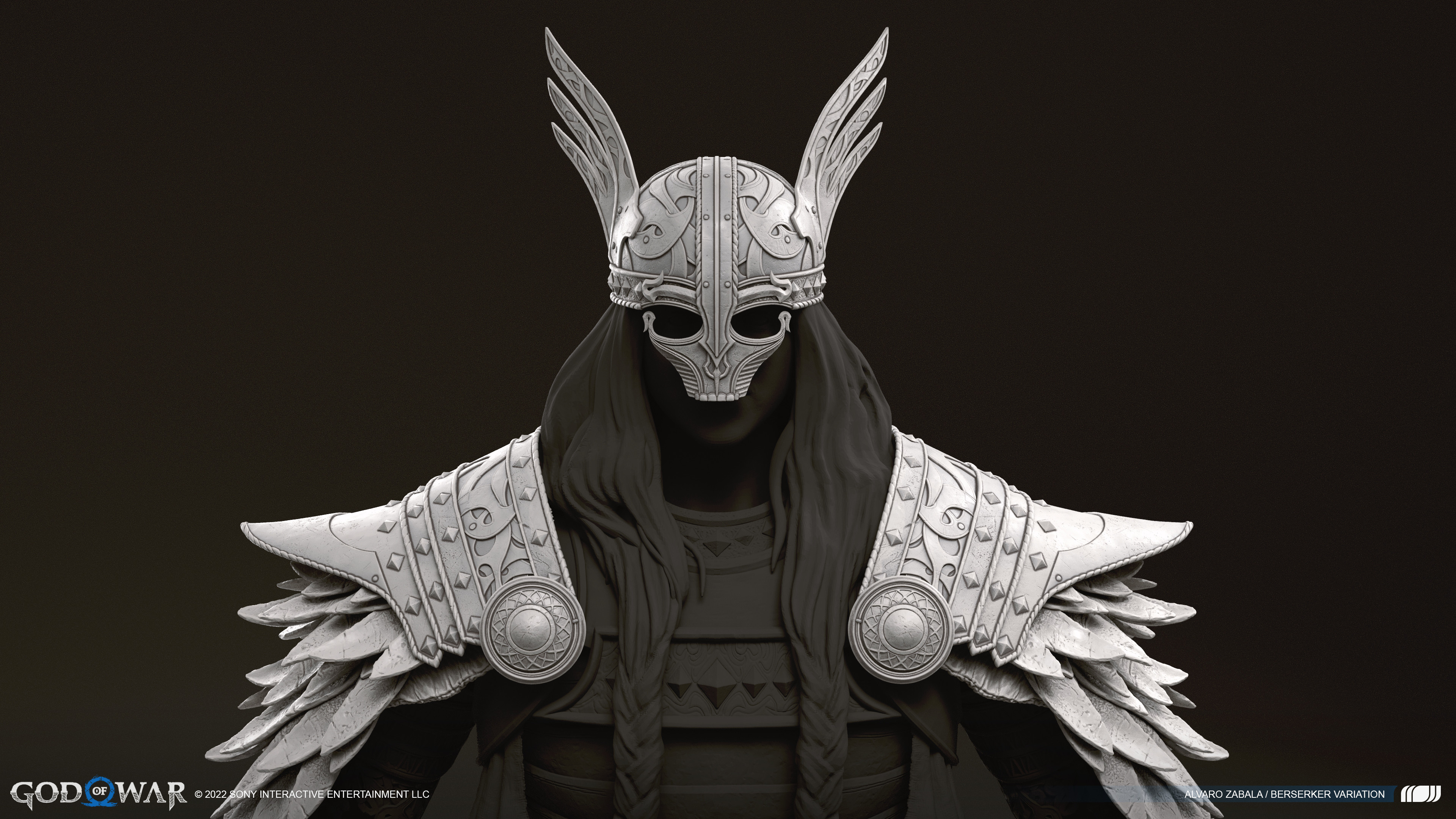 ArtStation - White Mask Varré - 3D Print Mask