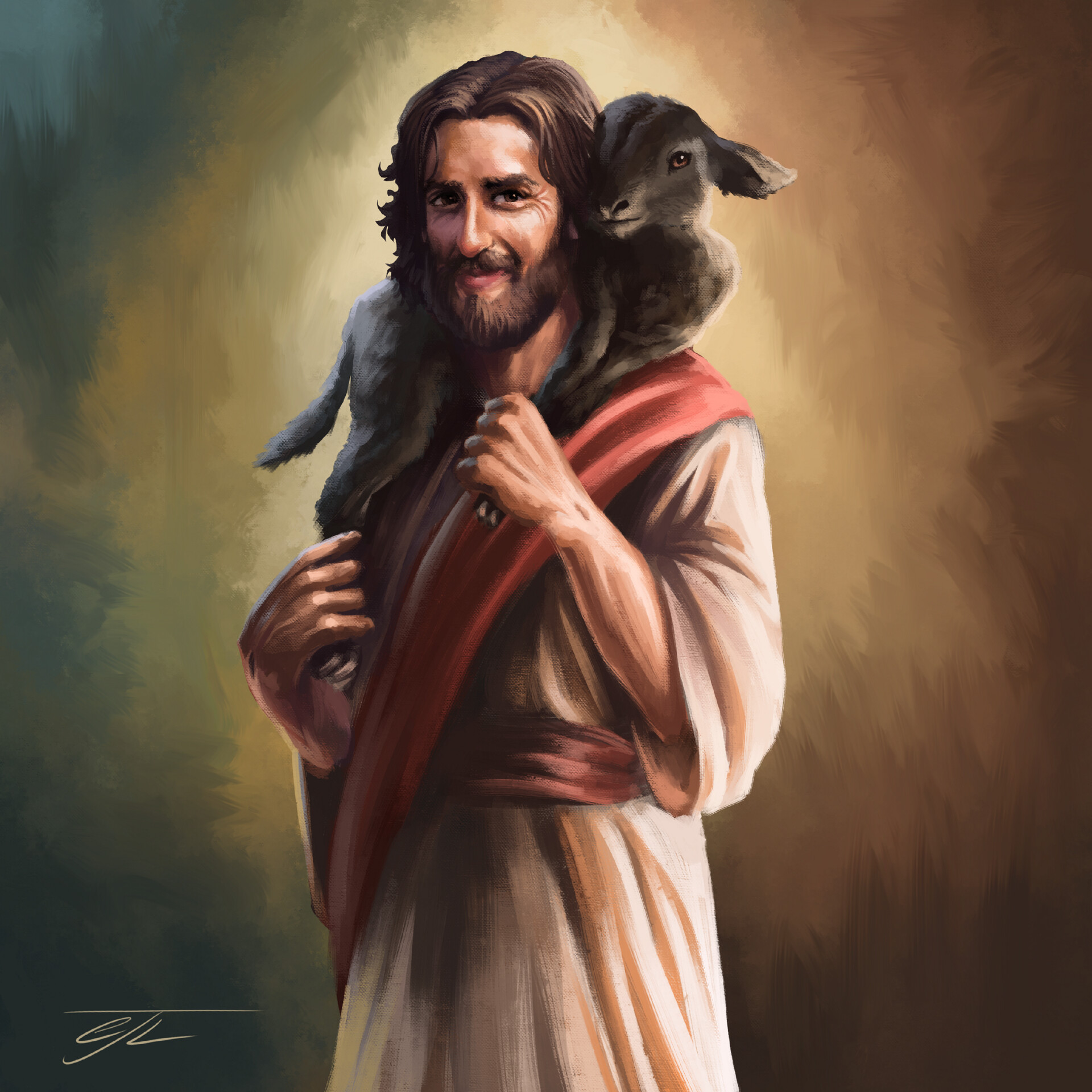 Artstation the black sheep and the good shepherd