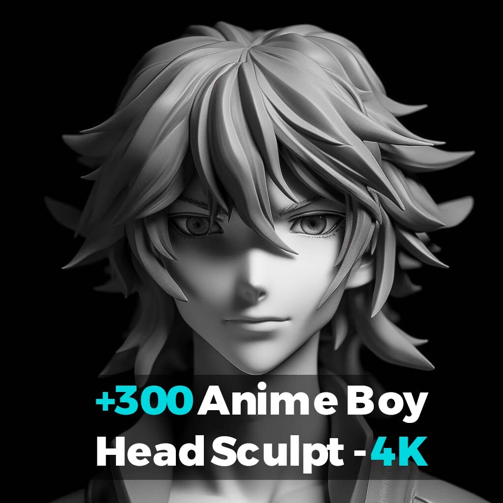 ArtStation - anime boy headshot