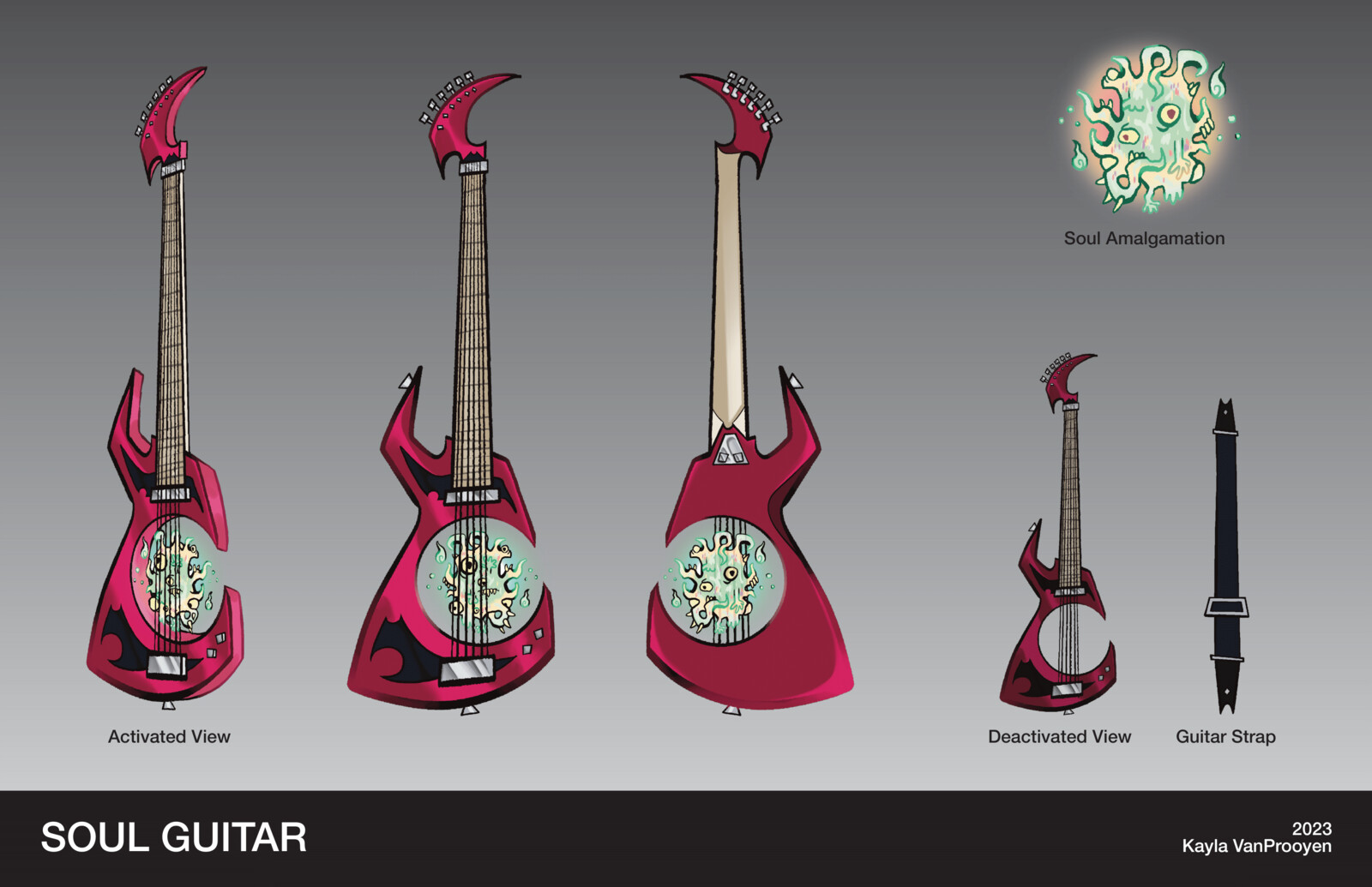 Osfiera's guitar.