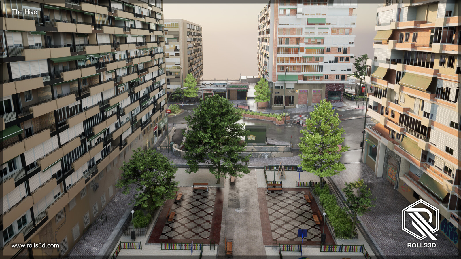 Barrio de la Concepción, Ciudad Lineal, Madrid
Pasaje de la Virgen de la Alegría