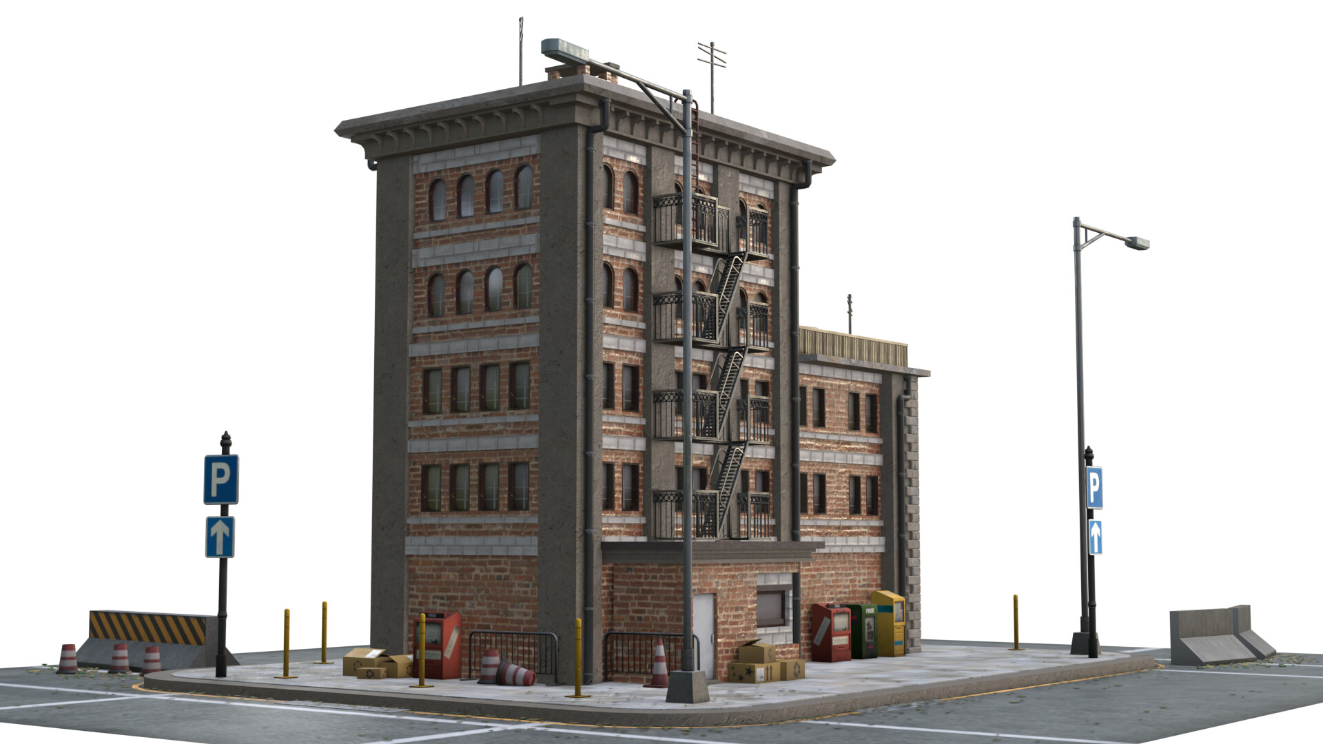 ArtStation 3D Realistic Building