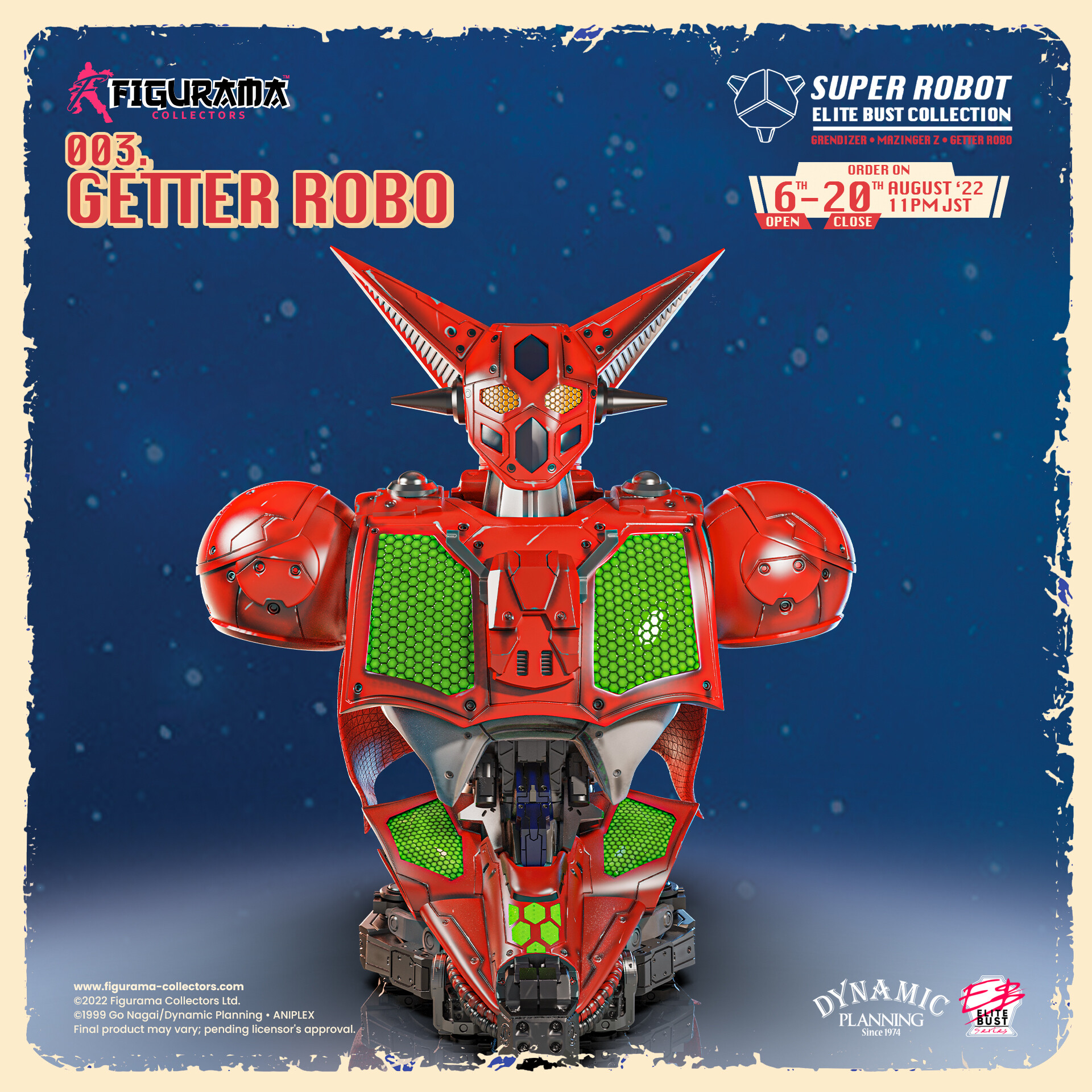 ArtStation - MAZINGER Z GRENDIZER GETTER ROBO Elite Bust