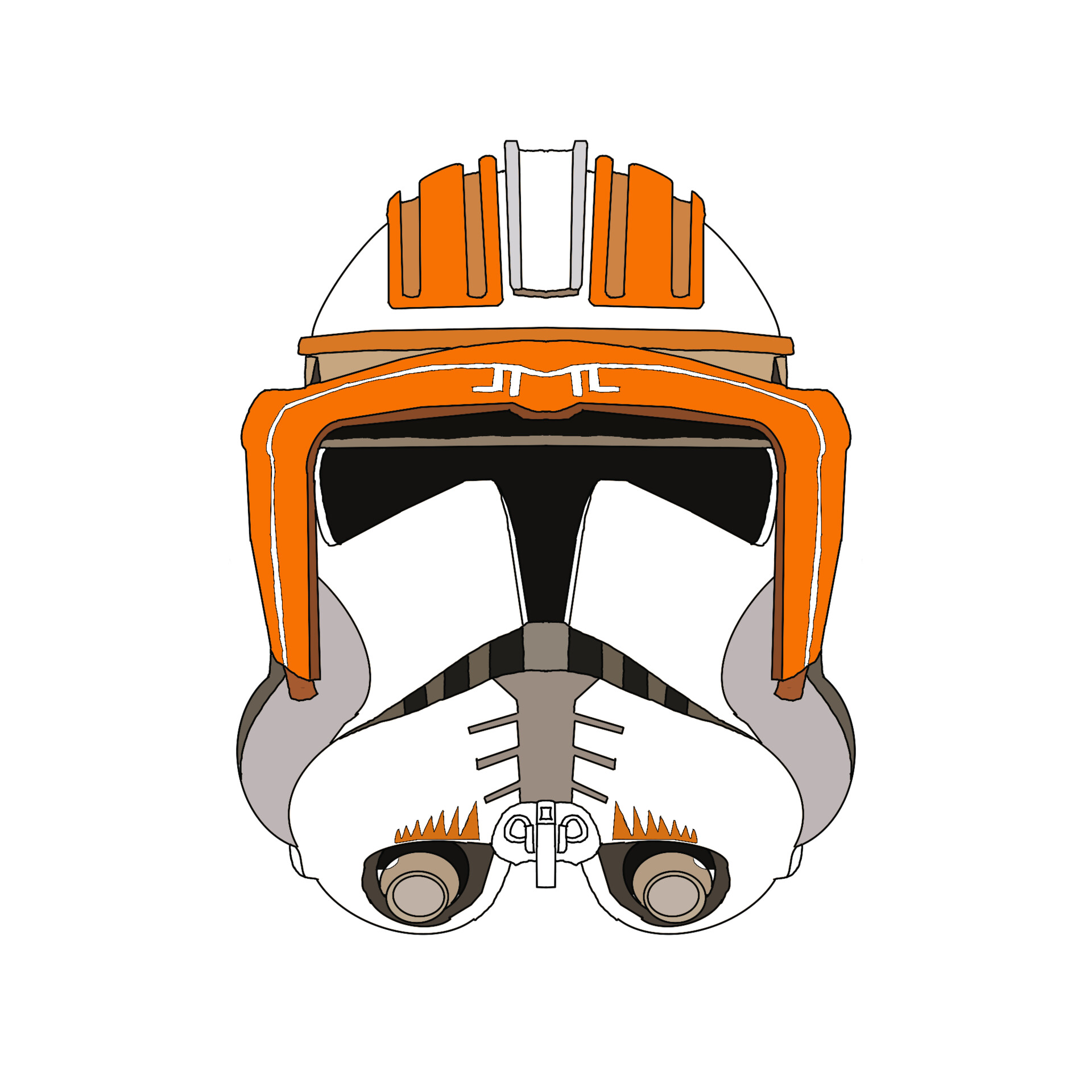 Clone trooper hotsell cody helmet