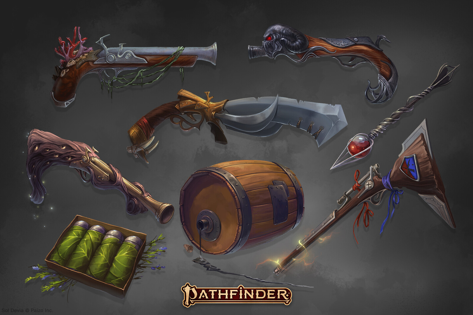 Guns, ammo and gunpowder
