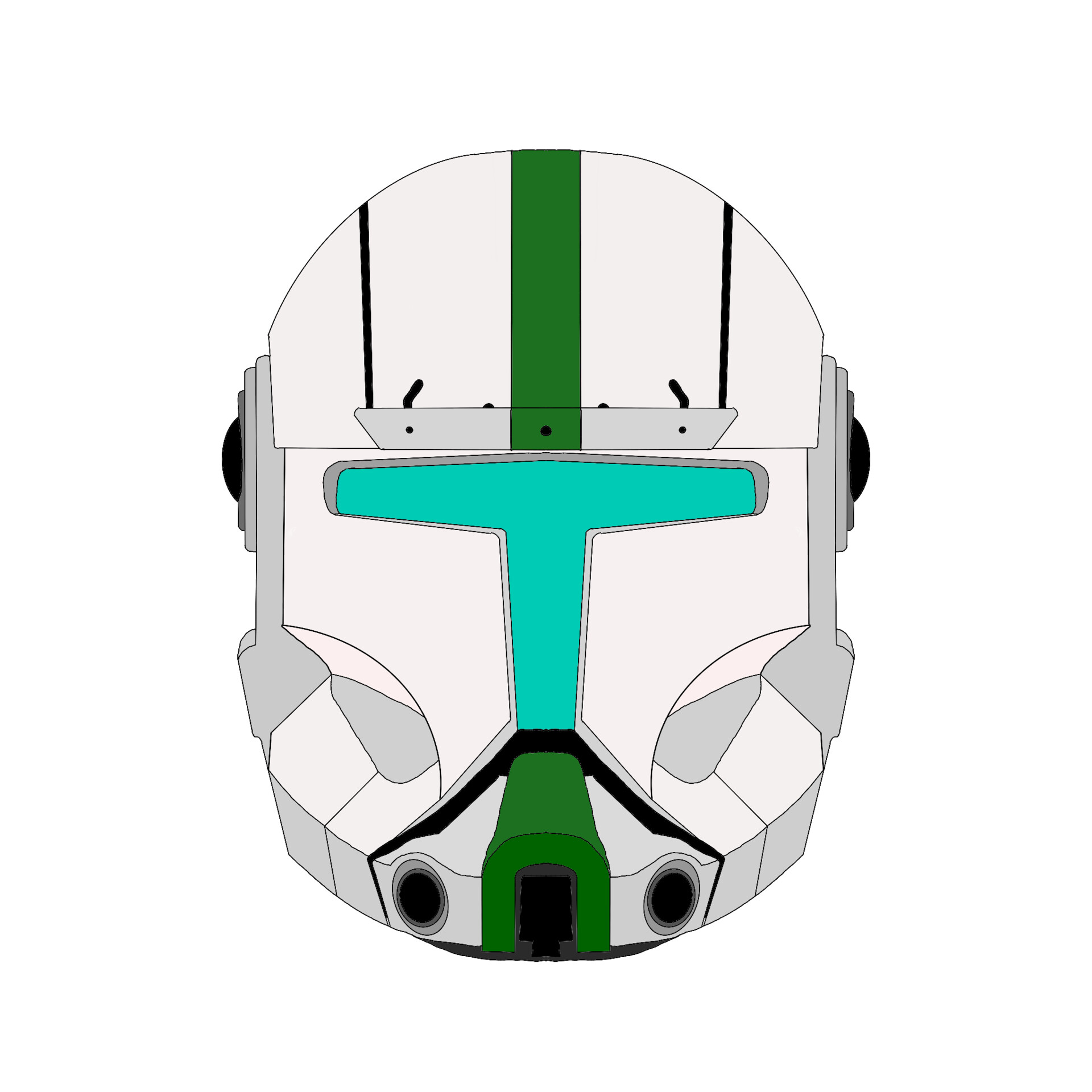 ArtStation Clone Commando Fixer Helmet