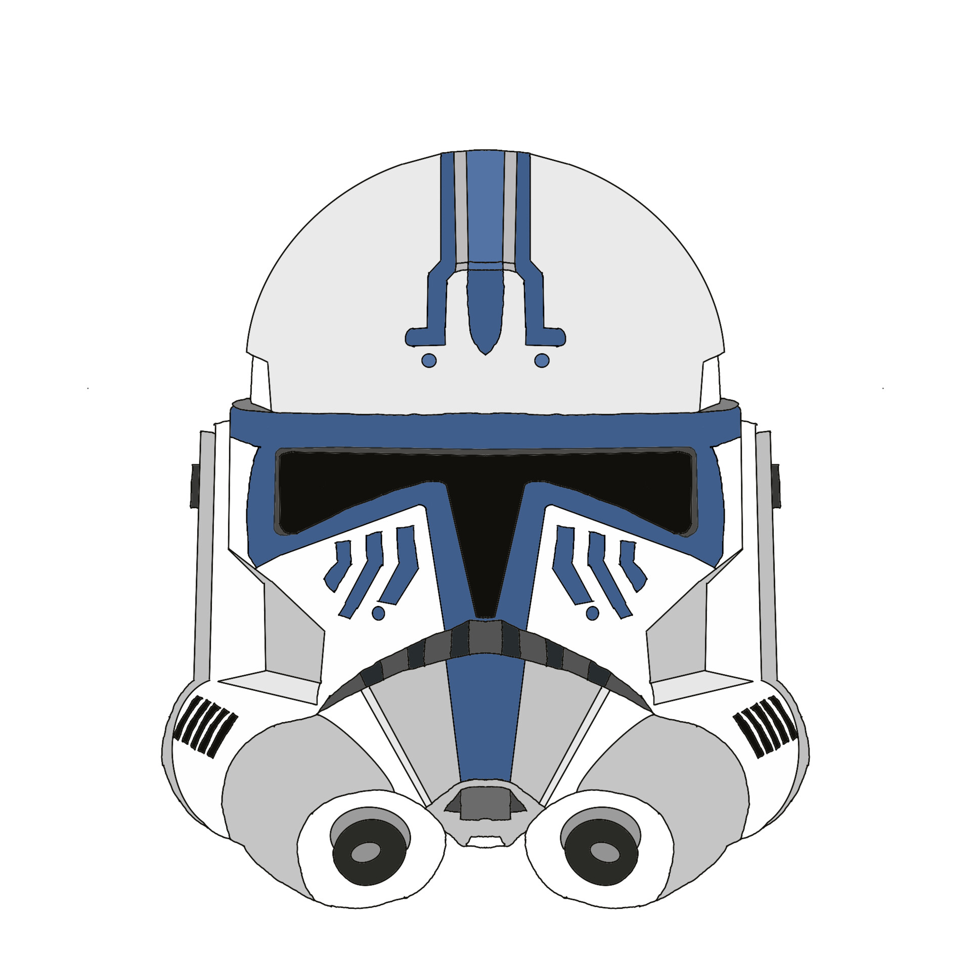 ArtStation Clone Trooper Hardcase 501st Legion