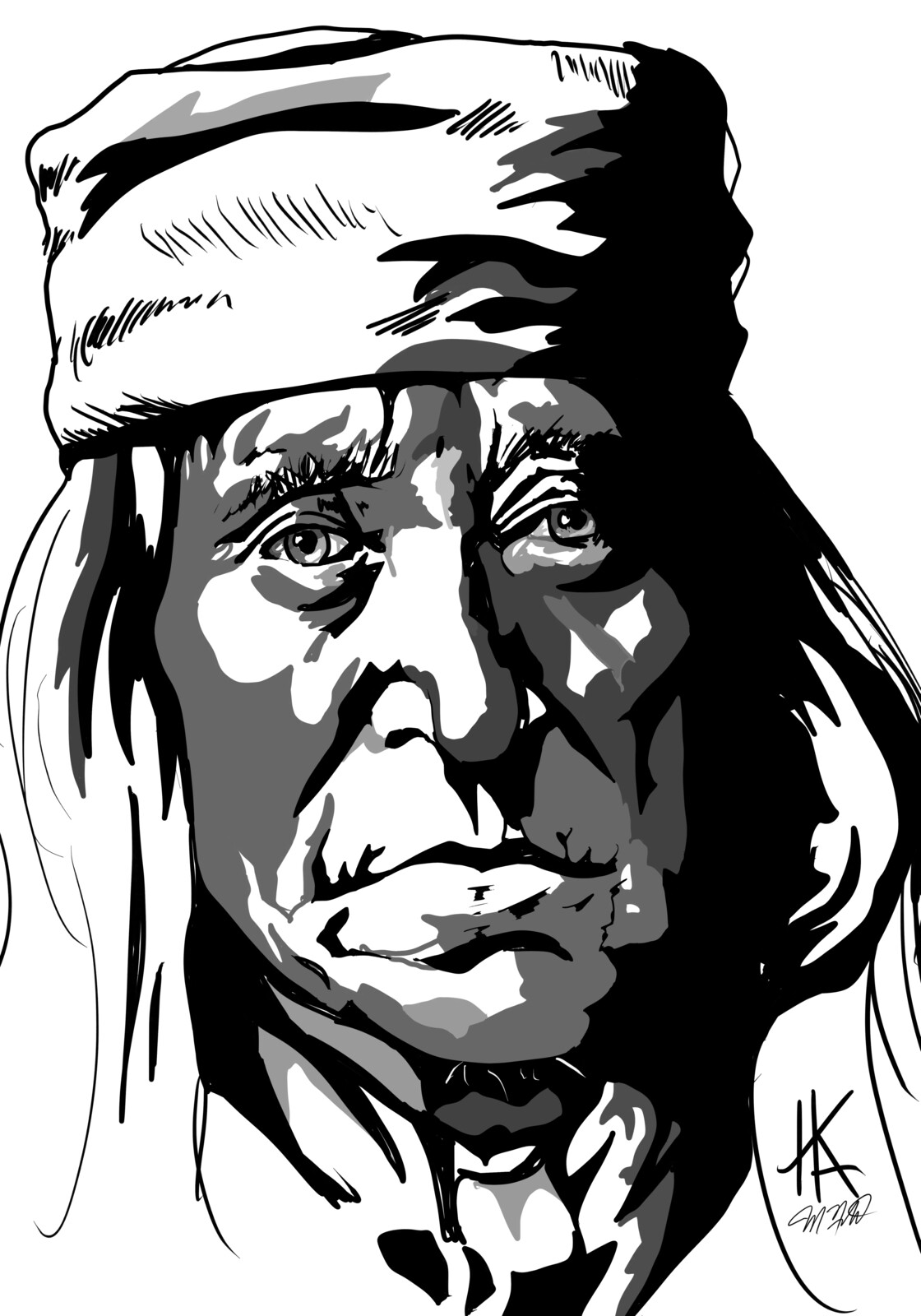 Portrait of Geronimo