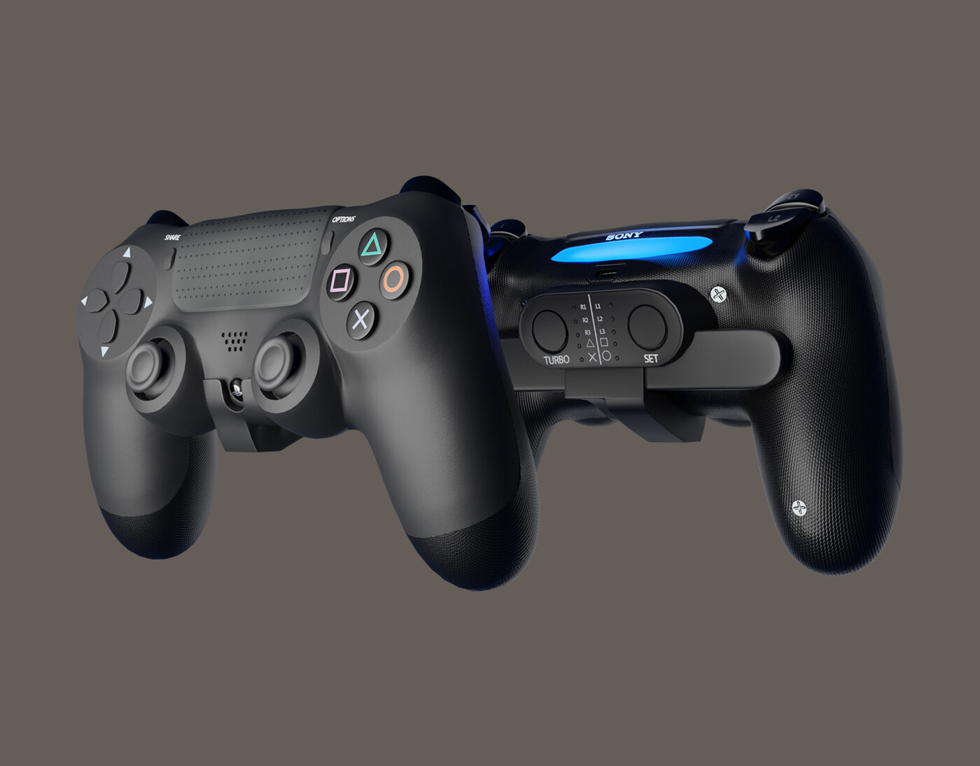 - The Dualshock 4 Playstation 4 PS4 3D modeling