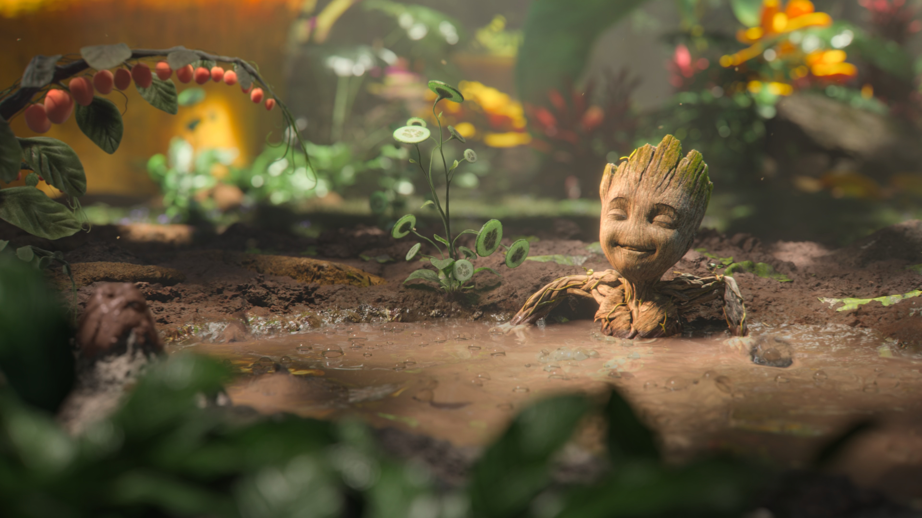 Groot Takes a Bath - modeled and textured environment