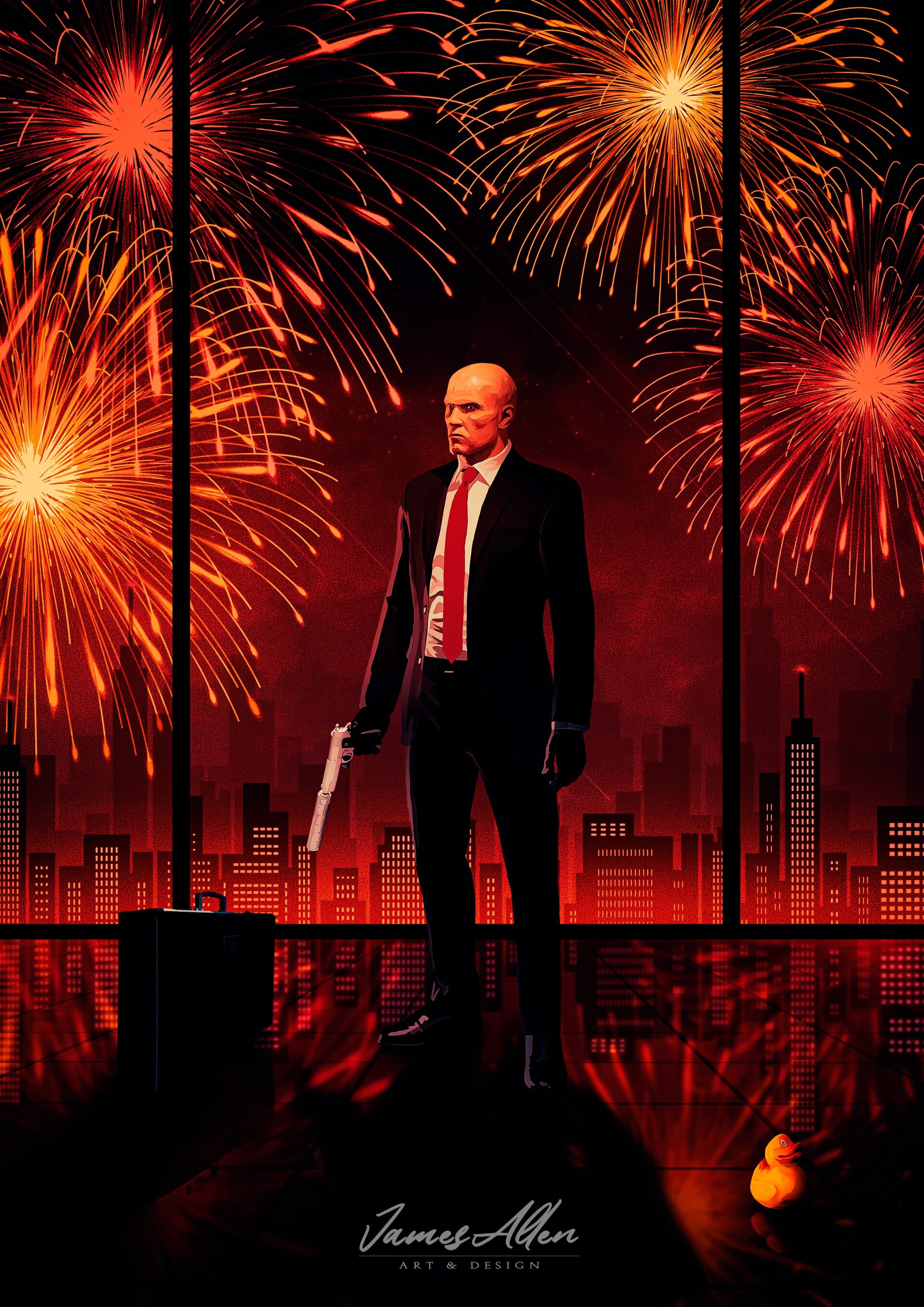 ArtStation Hitman Poster