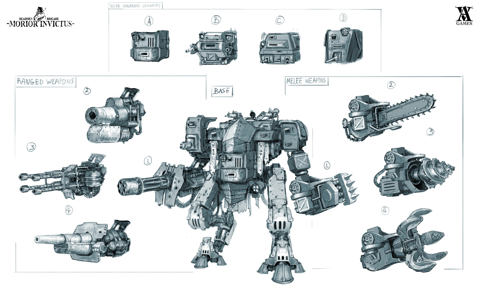 Mk-18 Paladin - variations