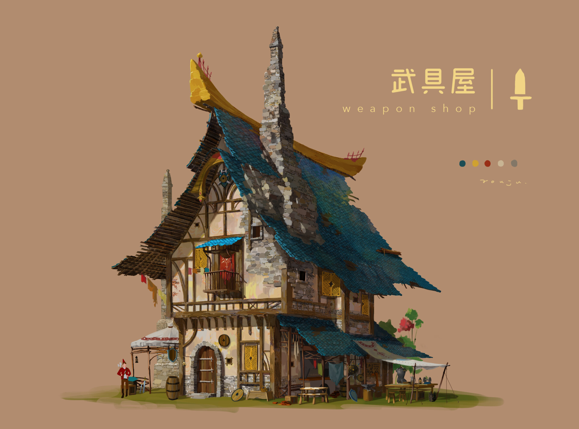 ArtStation weapon shop