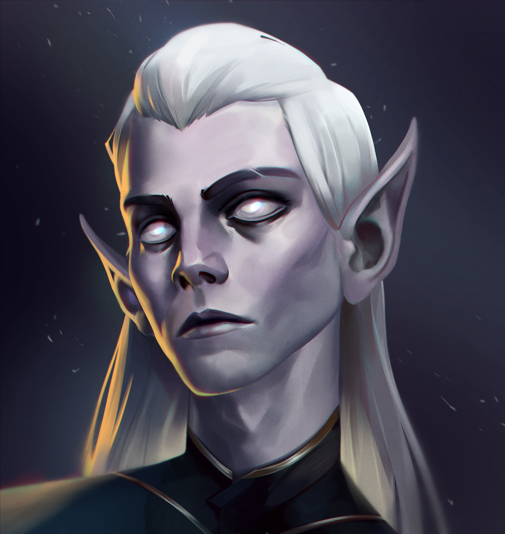 ArtStation Vanuath Ofrandus, The Wood Elf Warlock (The Great Old One)