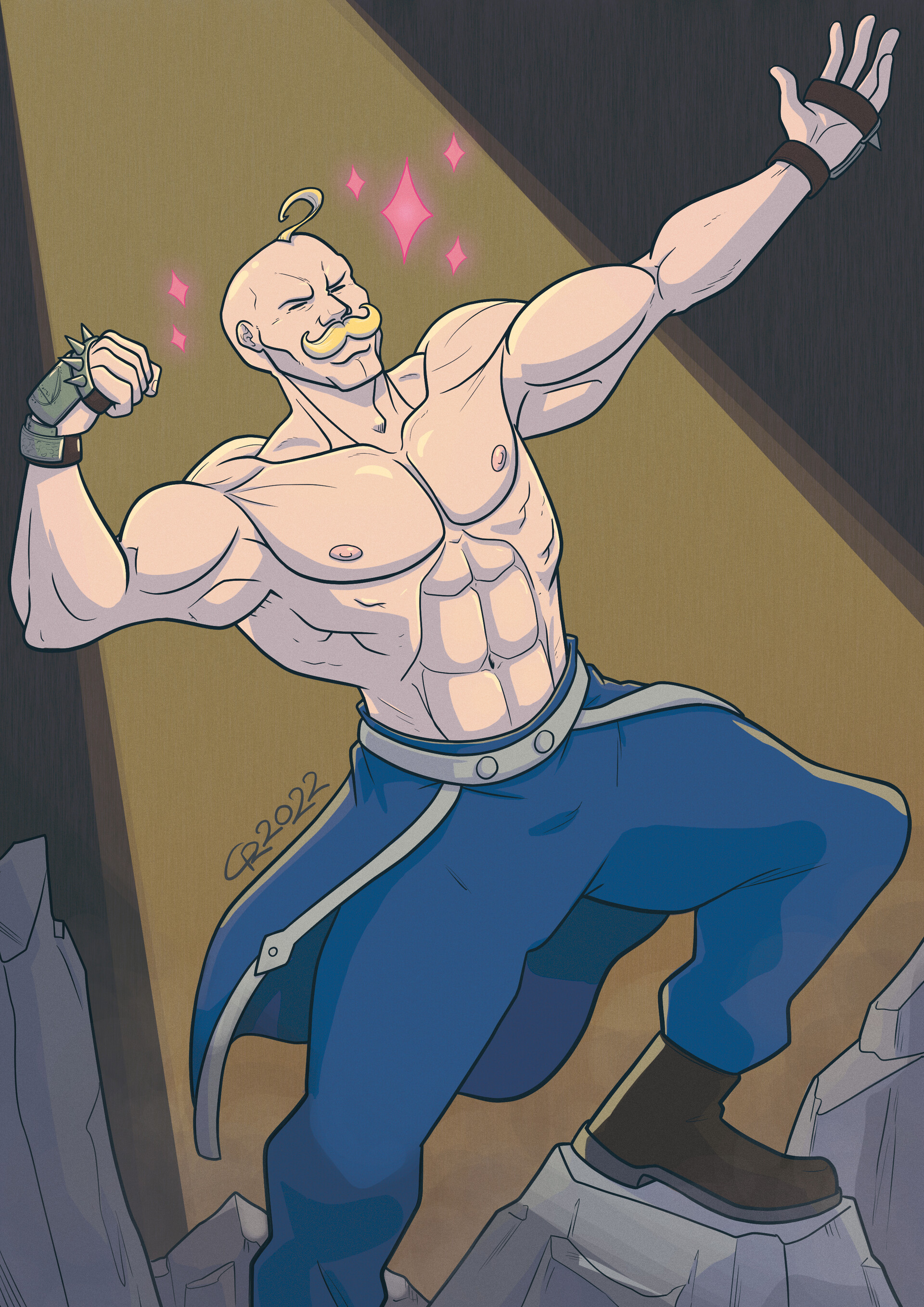 ArtStation Armstrong FullMetal Alchemist fanart