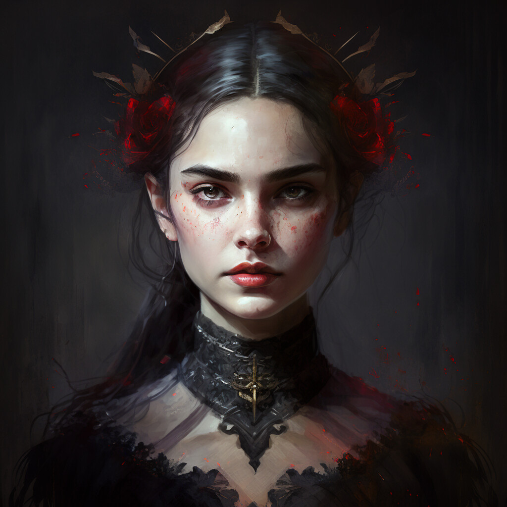 ArtStation - The Dark Gothic Princess: A Tale of Mystery and Intrigue