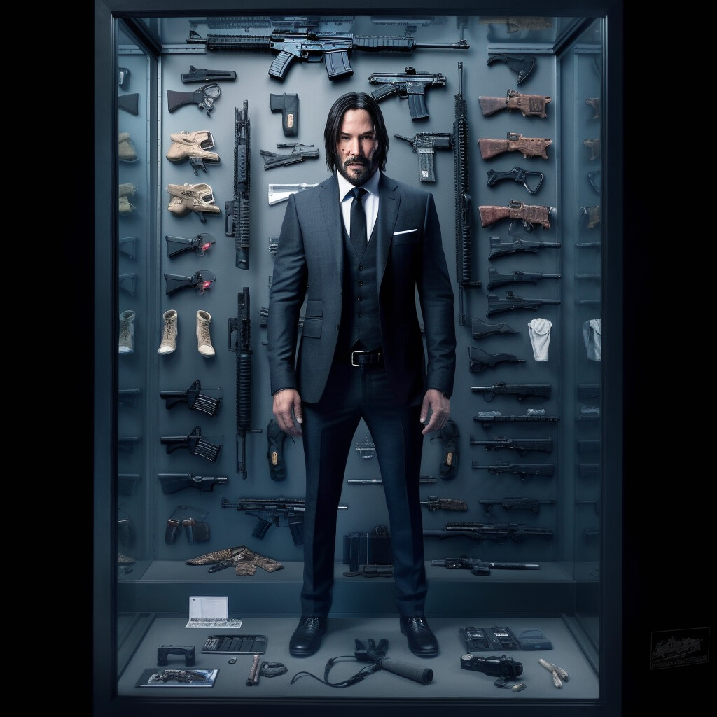 ArtStation John Wick 1 4 Full Weapons Arsenal By Nephilim Dro