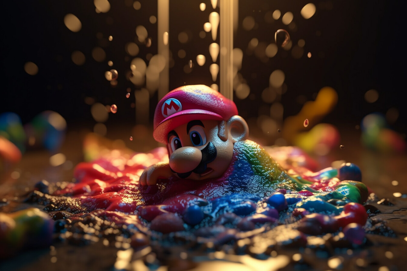 Jensen Art Mario is Melting! Imaginary Deleted Scene from the