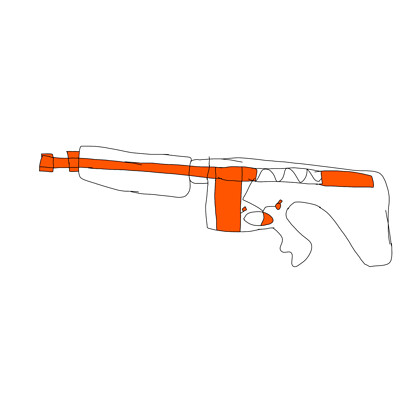 ArtStation - Nerf style M-4 carbine blaster mod.