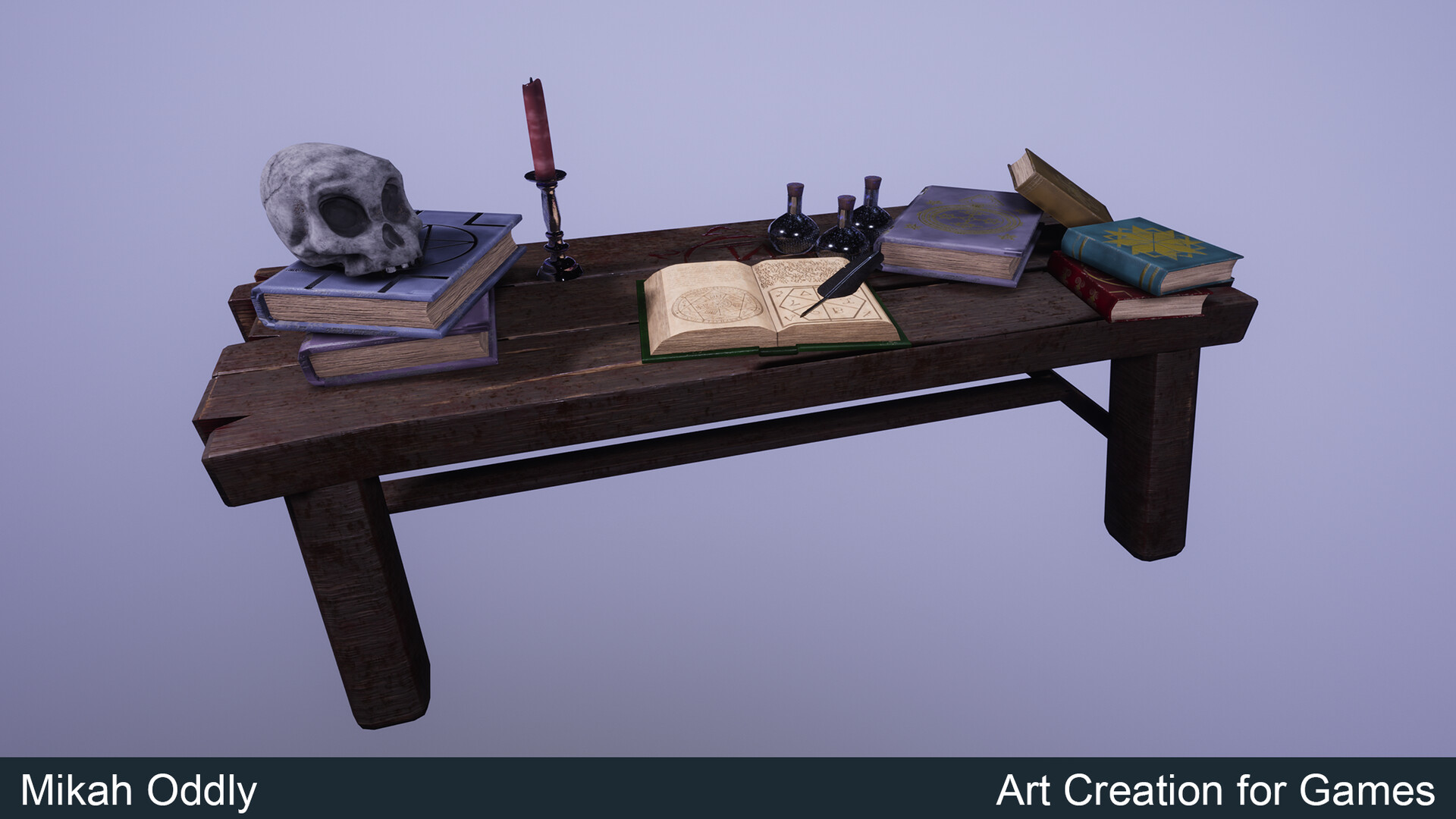 ArtStation - Class Project March 2023: Wizard's Table