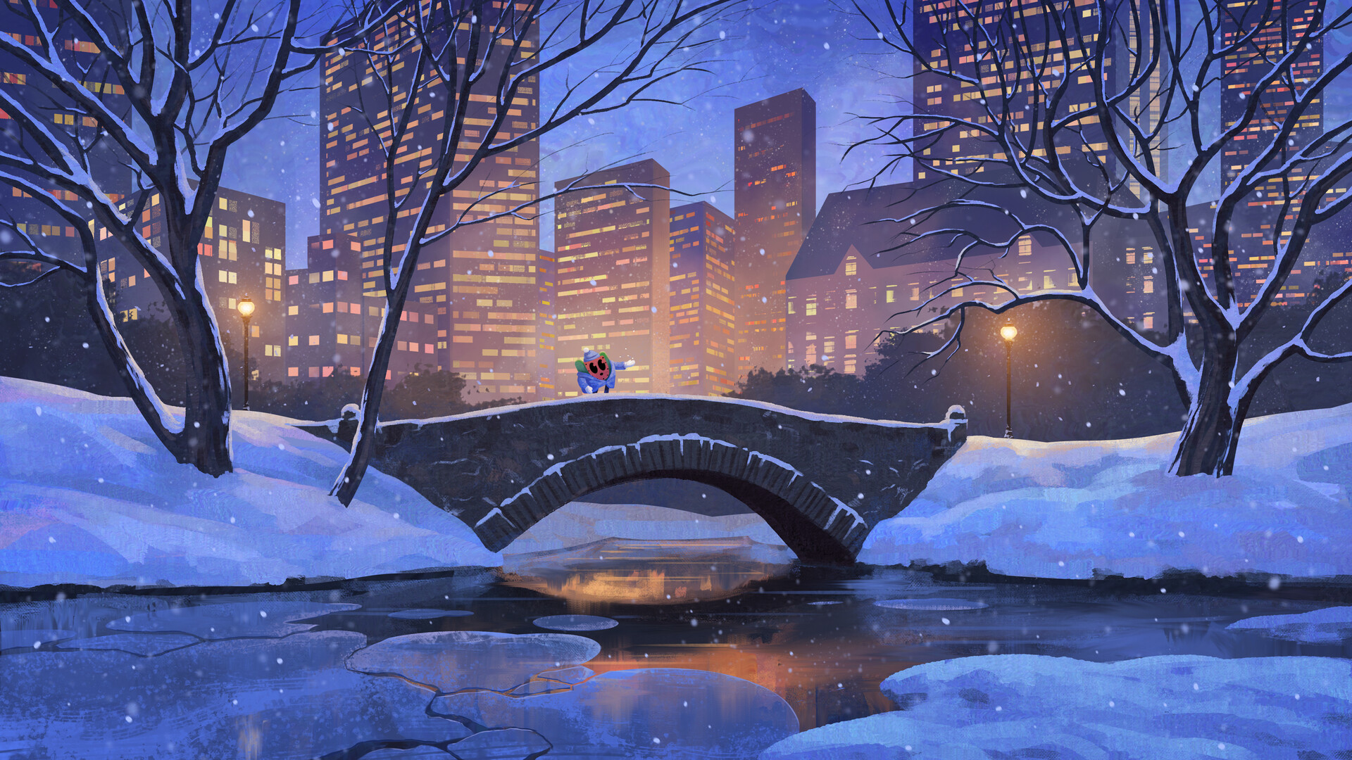 ArtStation - winter backgrounds