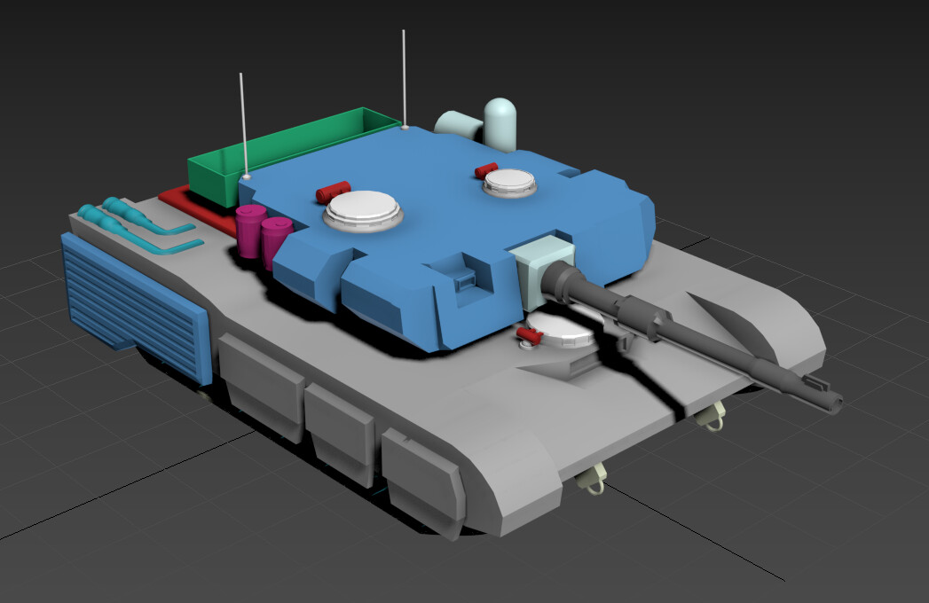 ArtStation - Main Battle Tank 3D Print Project Work