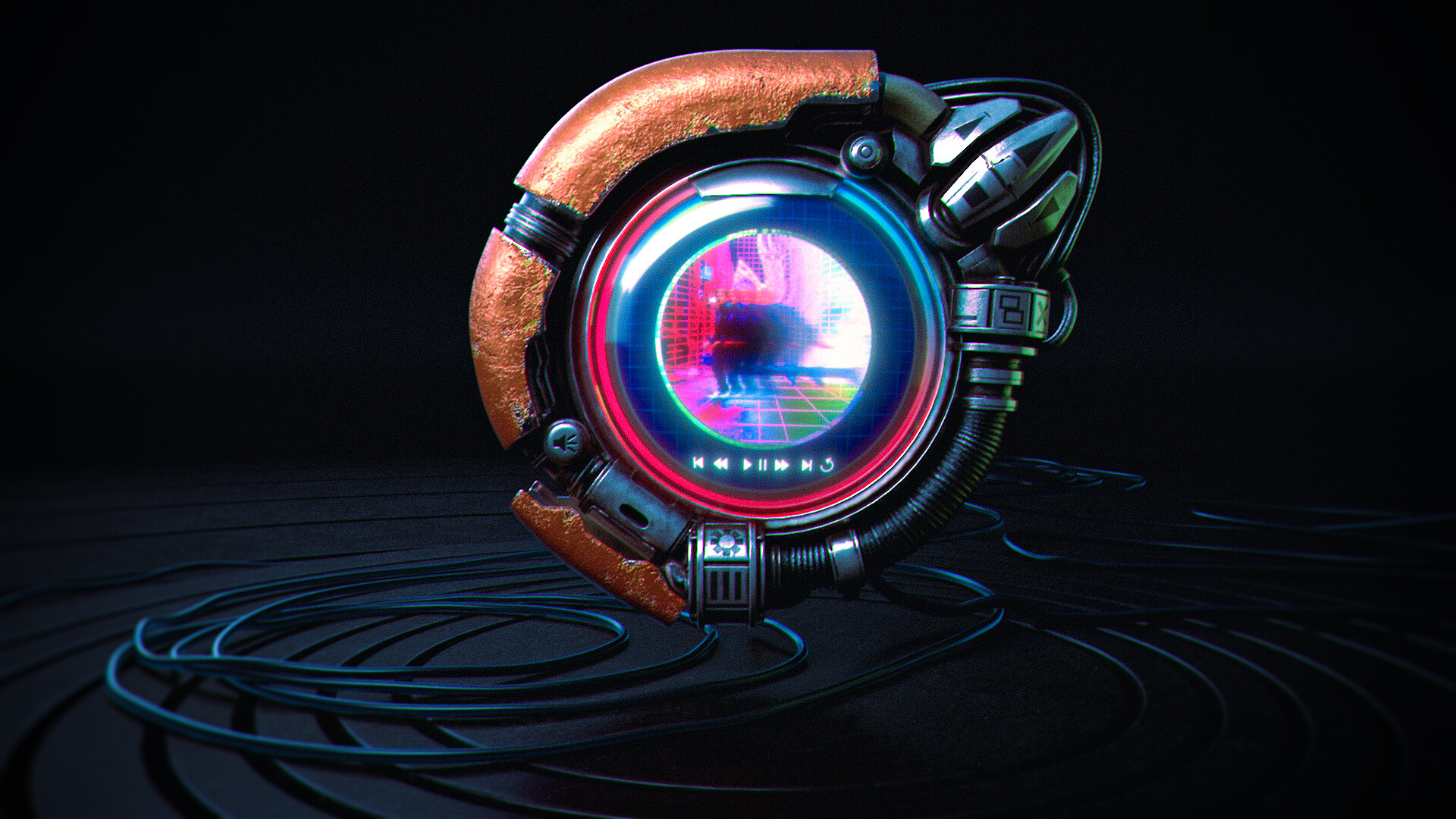 ArtStation Winamp mp3 player