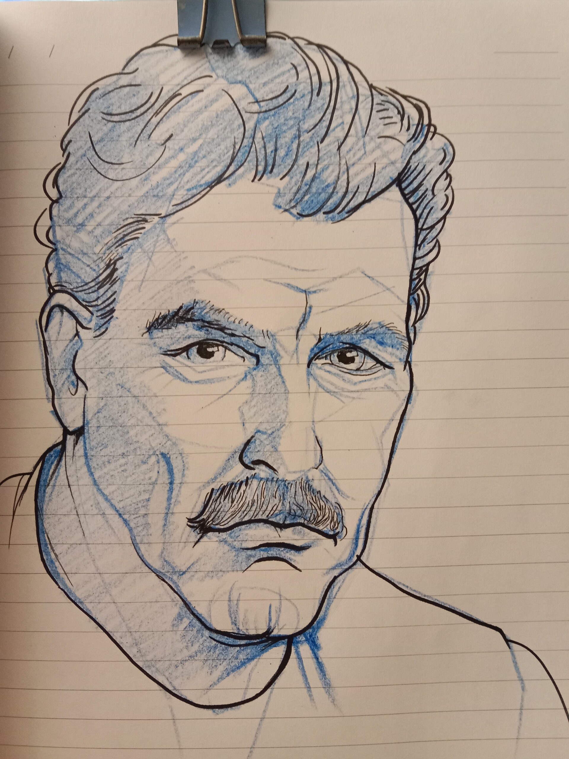 ArtStation - Tom Selleck Sketch