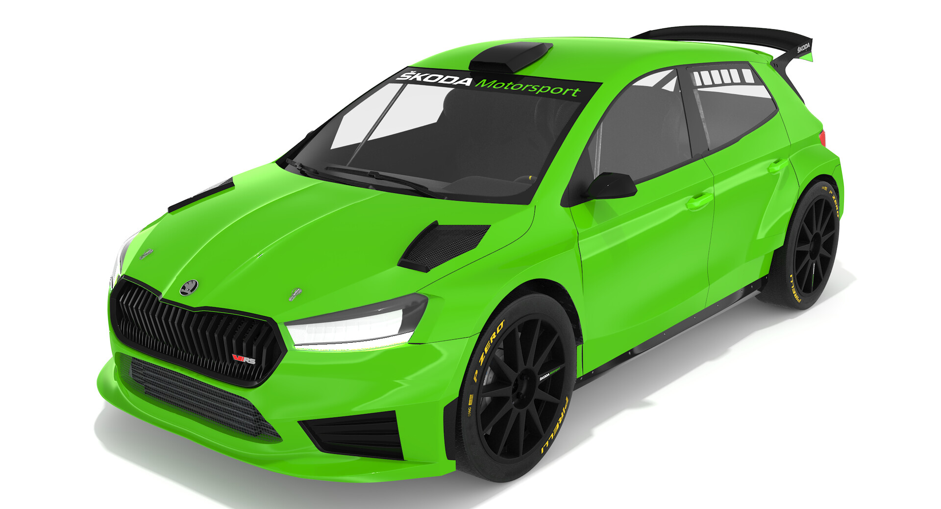 ArtStation - 3D model Skoda Fabia RS Rally2
