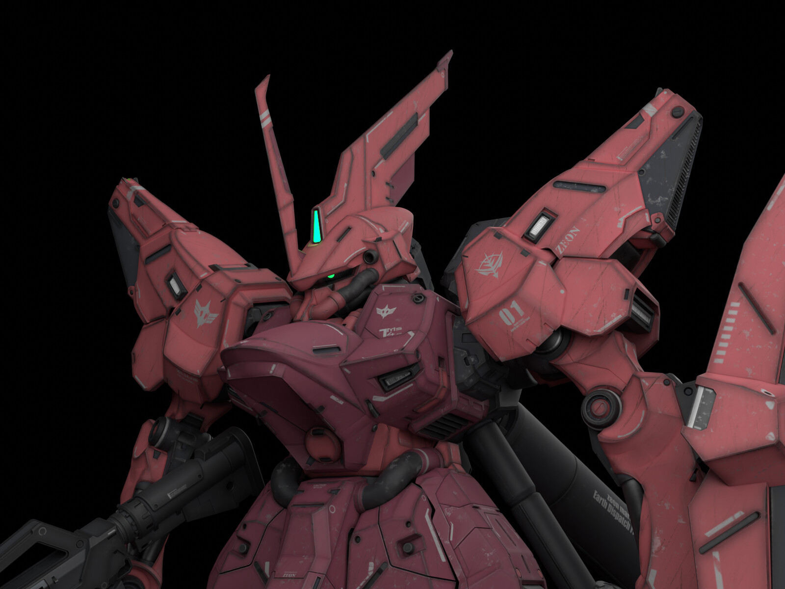 ArtStation - MS-14J .zm GELGOOG 3