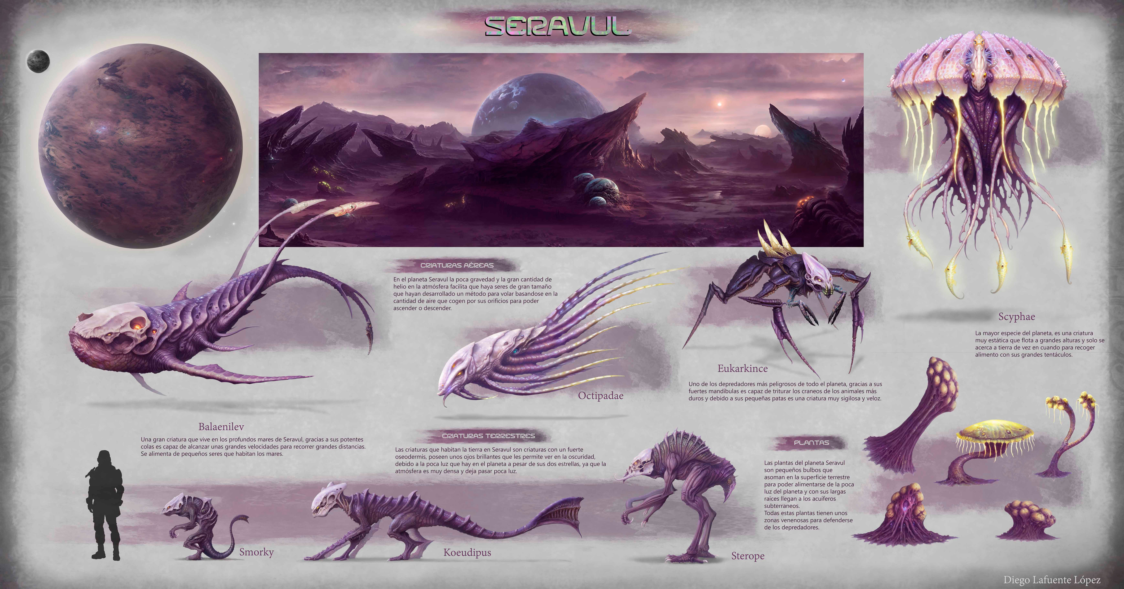Diego Lafuente - Seravul, alien planet